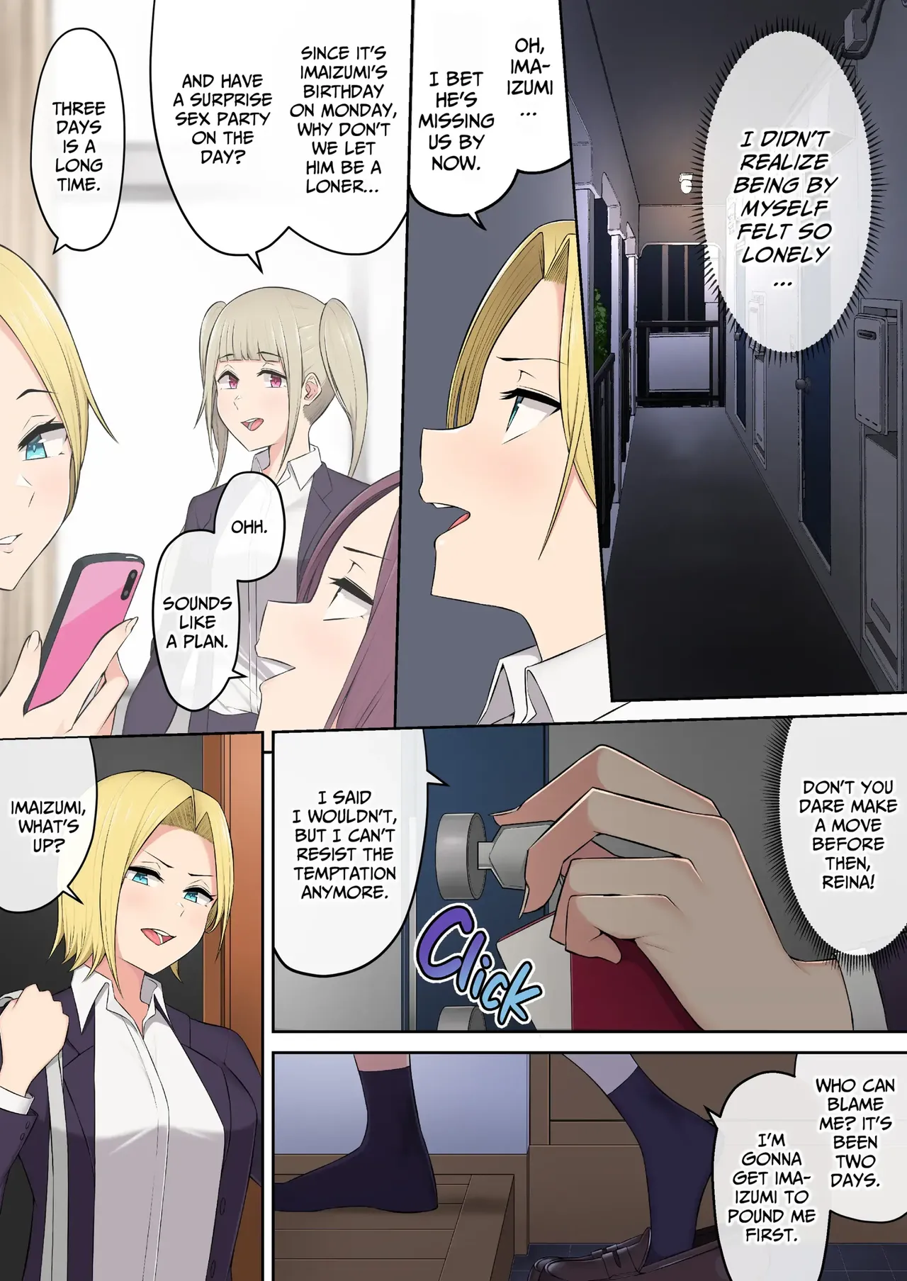 Page 185 of Imaizumin-chi wa Douyara Gal no Tamariba ni Natteru Rashii 1-6 + Bonus