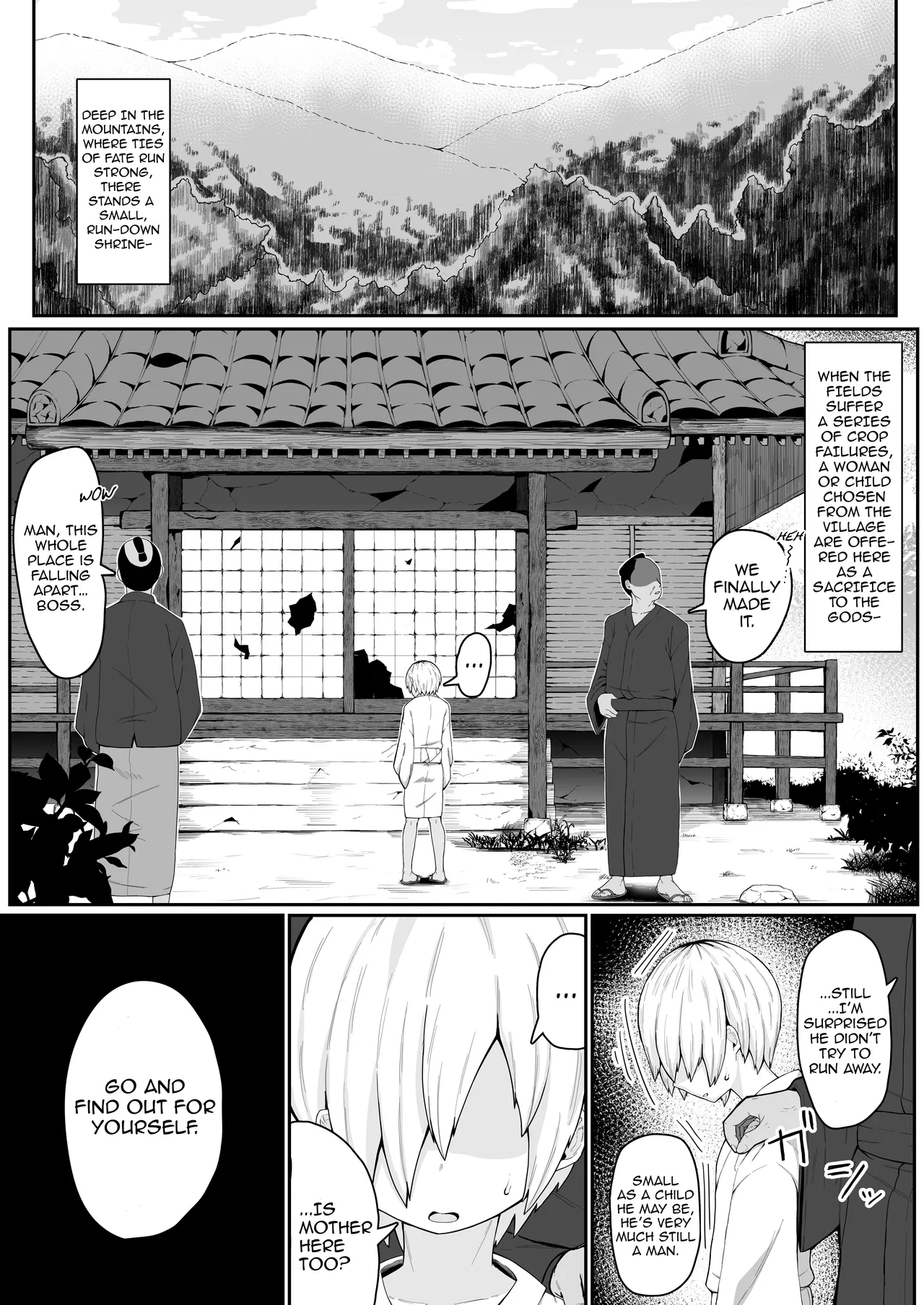 Page 3 of [Muru no Honbako] Ikenie Boshi Koubi -Mura no Ikenie to Natta Boshi wa Yami no Soko de Eikyuu ni Koubi Suru- | Sacrificial Mother-Son Mating -The Mother and Son Who Became the Village’s Sacrifice Mate Eternally in the Depths of the Darkness- [English] [NTerm]