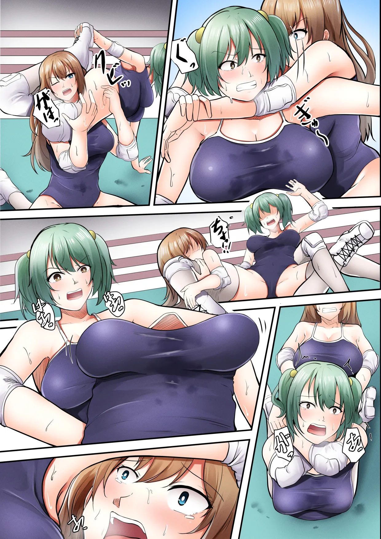 Page 10 of 学校で女子プロレス! 全員失神失禁 むちむちJKマッチ編