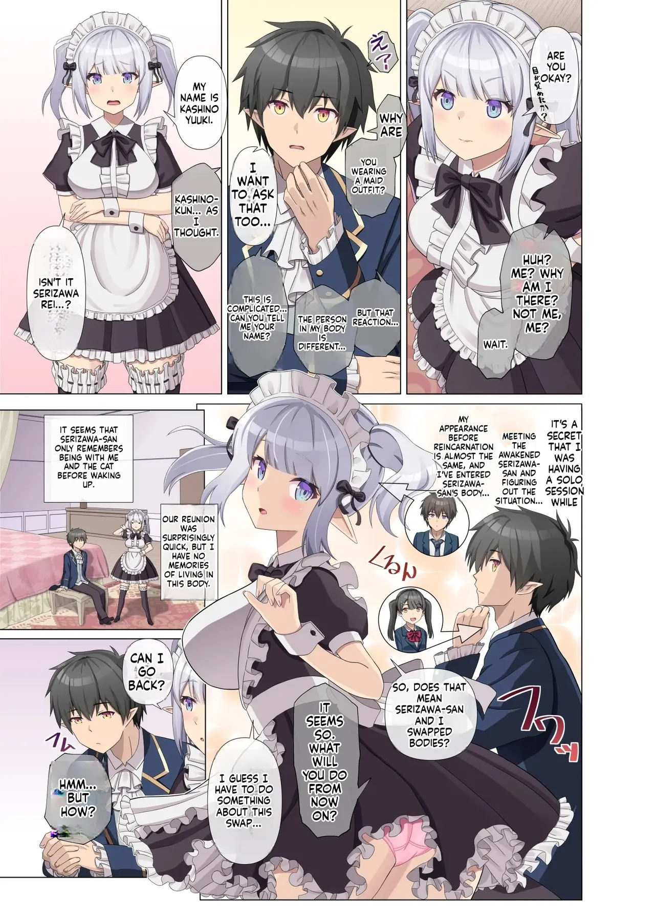 Page 10 of [Kinari Anko (Kinari An)] TS Tensei Shitara Akogare no Onnanoko datta "Maid na Boku wa Mechakucha ni Saretai" [English] [MTL]