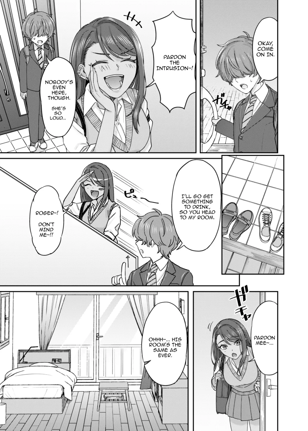 Page 6 of [Deppatsu Shinkoo (Negita Shio)] Kuro Gyaru Osananajimi to Himitsu no Benkyou Shichau Hanashi | Story About A Secret Study Session With My Black Gyaru Childhood Friend [English] {Doujins.com} [Digital]