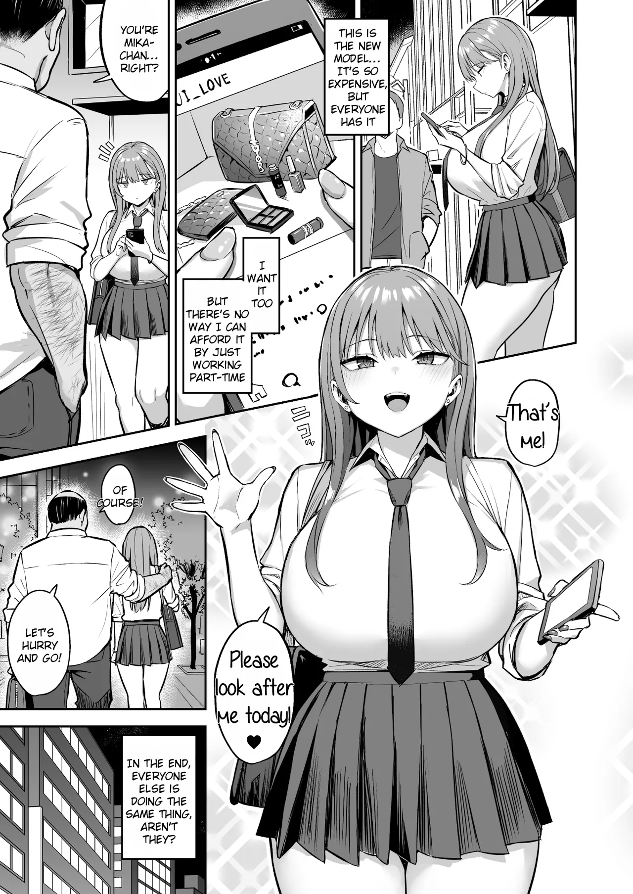 Page 3 of [Doushoku (Ichinomiya Yuuba)] Namaiki Papa Katsu Shoujo ni Seisai SEX [English] [Rei Scans] [Digital]