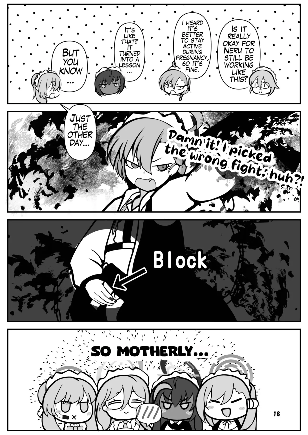 Page 18 of [Magical Kagechousukashi (Kagechousukashi,)] Neru to Arisu ga Mama ni Naru made ~Sensei to Kurasu Totsukitooka~ (Blue Archive) [English] [Digital]