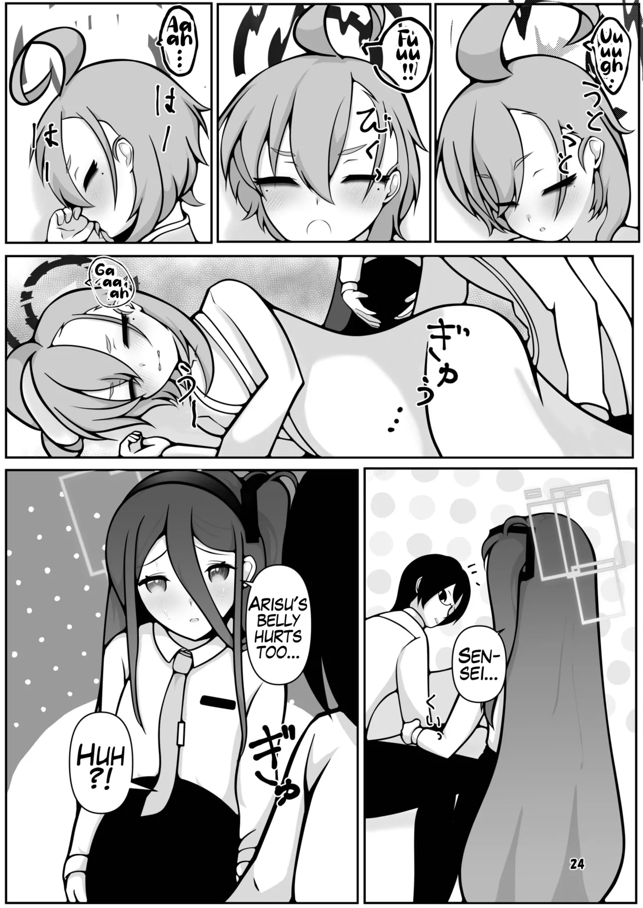 Page 24 of [Magical Kagechousukashi (Kagechousukashi,)] Neru to Arisu ga Mama ni Naru made ~Sensei to Kurasu Totsukitooka~ (Blue Archive) [English] [Digital]