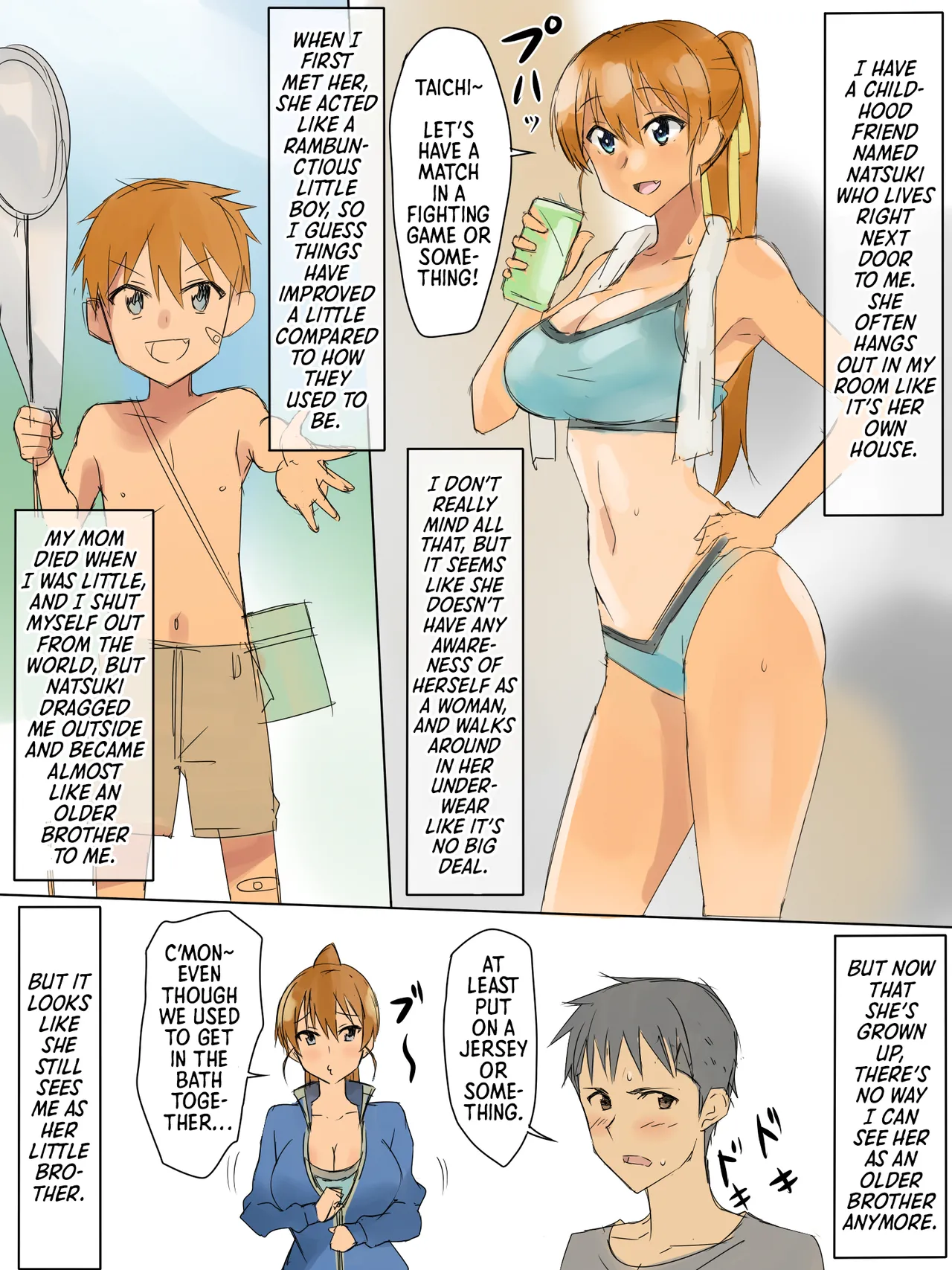 Page 2 of [Circle Kagemusya (Kagemusya)] Ani no You na Sonzai datta Osananajimi ni Saiminjutsu o Kakete Koibito ni Suru Ohanashi | A Story About Using Hypnosis to Make the Childhood Friend Who Was Like an Older Brother to Me into My Lover [English] [Morally Bankrupt Wizard Translations]