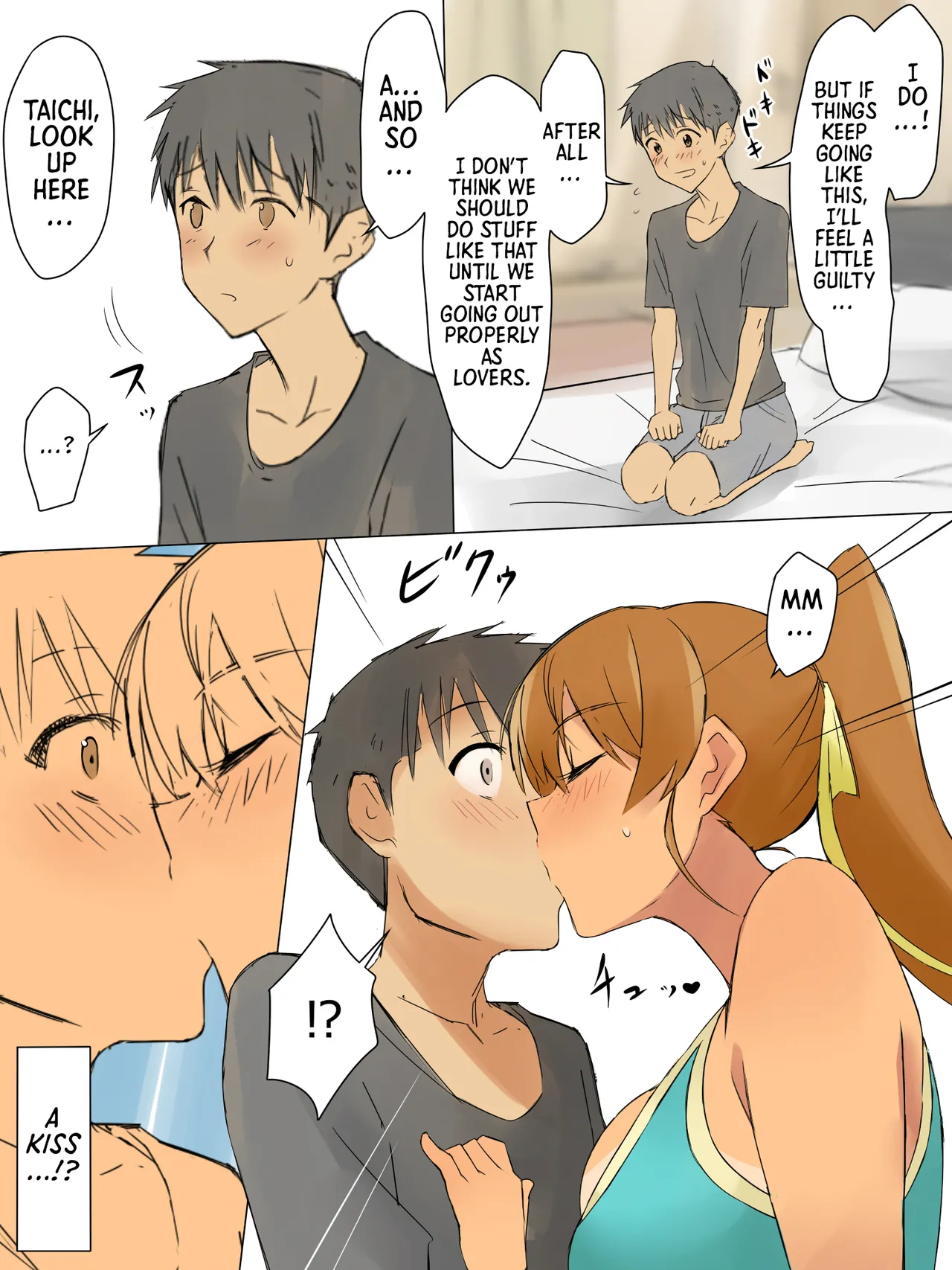 Page 34 of [Circle Kagemusya (Kagemusya)] Ani no You na Sonzai datta Osananajimi ni Saiminjutsu o Kakete Koibito ni Suru Ohanashi | A Story About Using Hypnosis to Make the Childhood Friend Who Was Like an Older Brother to Me into My Lover [English] [Morally Bankrupt Wizard Translations]