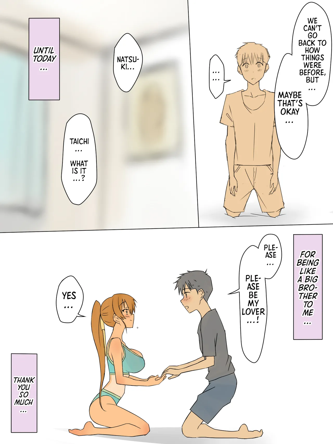 Page 36 of [Circle Kagemusya (Kagemusya)] Ani no You na Sonzai datta Osananajimi ni Saiminjutsu o Kakete Koibito ni Suru Ohanashi | A Story About Using Hypnosis to Make the Childhood Friend Who Was Like an Older Brother to Me into My Lover [English] [Morally Bankrupt Wizard Translations]