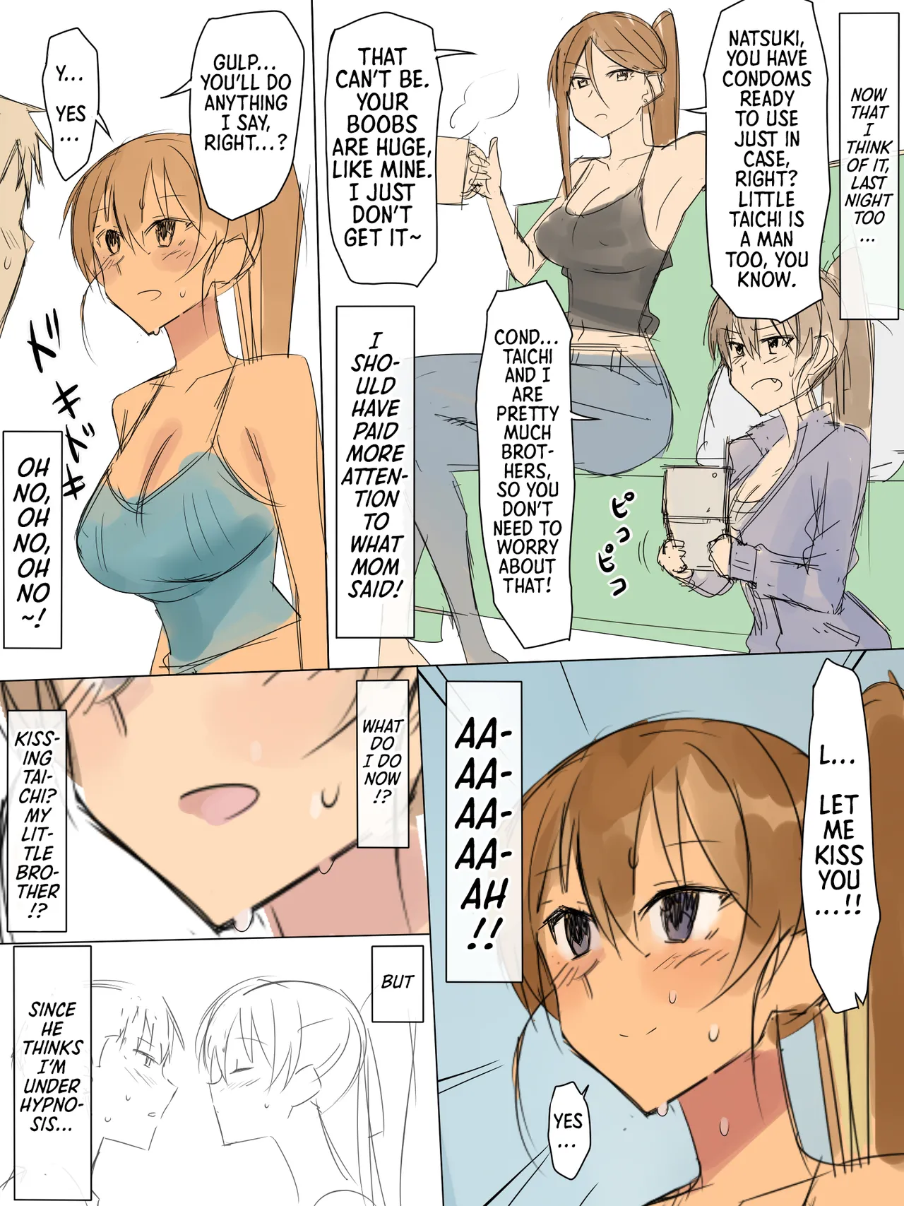 Page 7 of [Circle Kagemusya (Kagemusya)] Ani no You na Sonzai datta Osananajimi ni Saiminjutsu o Kakete Koibito ni Suru Ohanashi | A Story About Using Hypnosis to Make the Childhood Friend Who Was Like an Older Brother to Me into My Lover [English] [Morally Bankrupt Wizard Translations]
