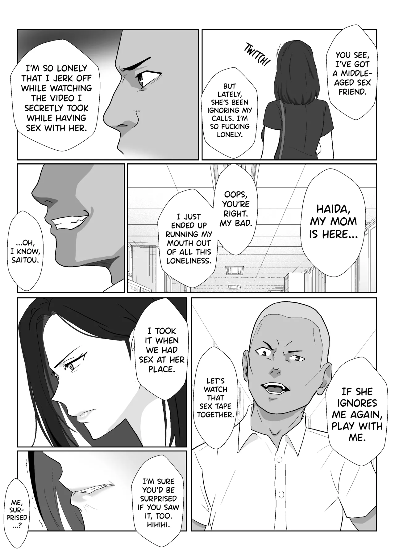 Page 9 of [Kiyama Haru] BariCare Kaa-san ga DQN ni Netorareta Enchousen [English] [biribiri]