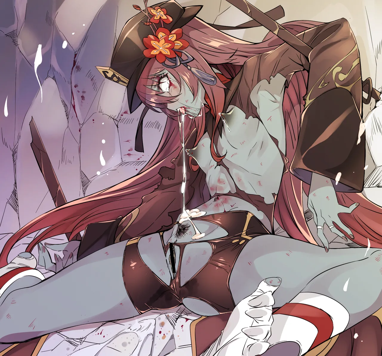 Page 131 of [Guro|猎奇] Hutao（胡桃）+ Fischl（菲谢尔) R-18G collection