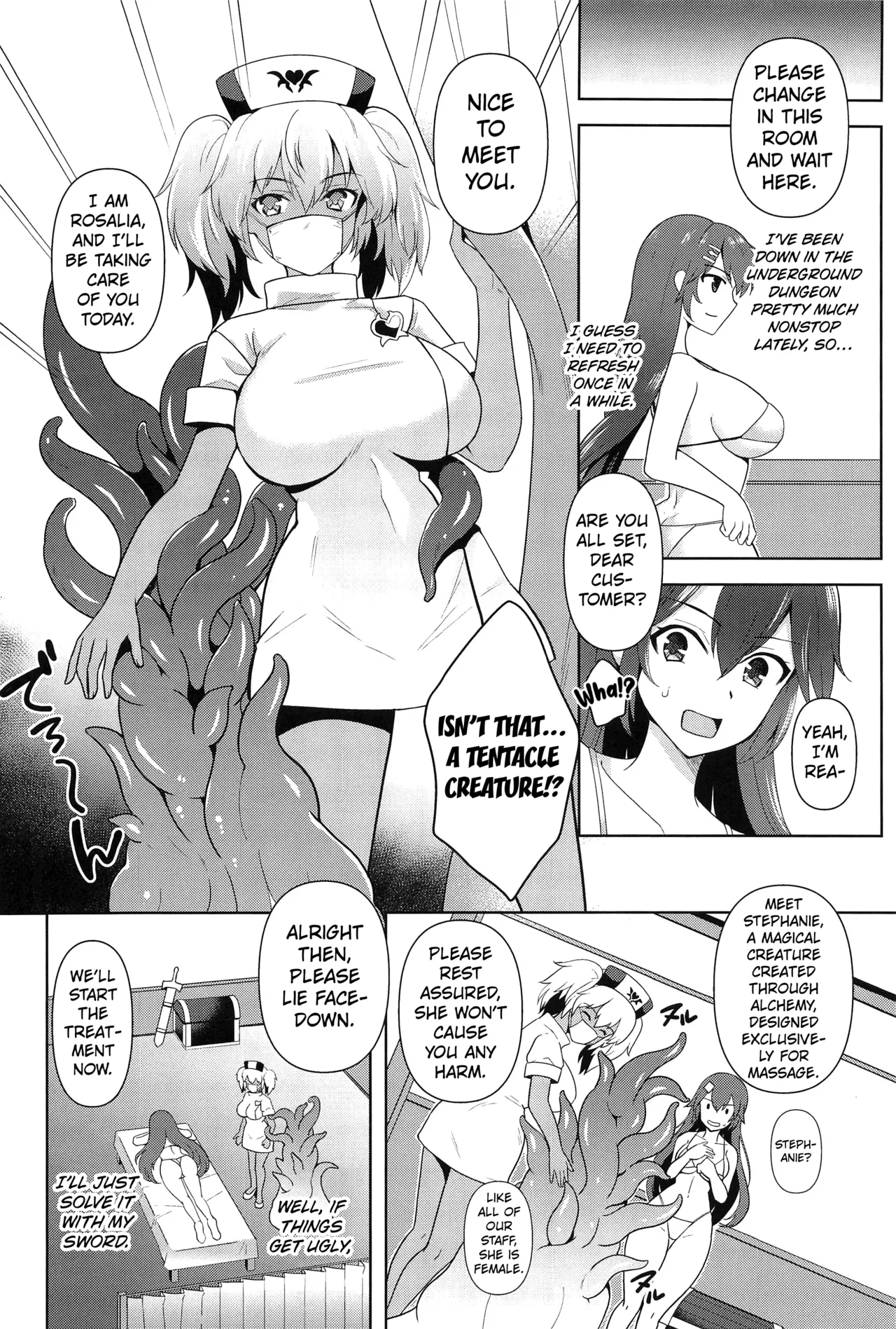 Page 3 of (C99) [Chococornet (Tenro Aya)] Shokushu Esthe ~Inraku no Drain Massage~ [English] [Kuraudo]