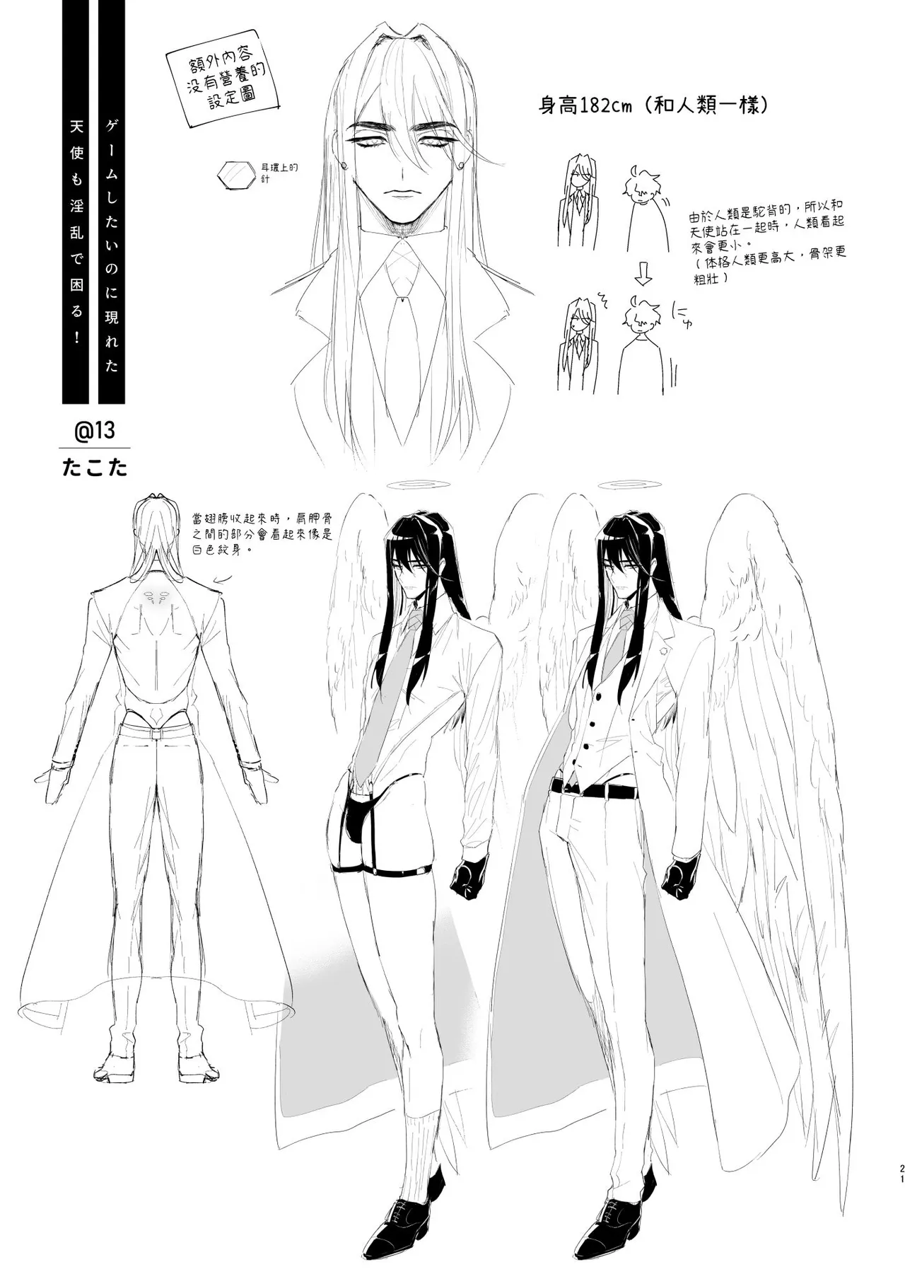 Page 21 of [@13 (Takota)] Game Shitai no ni Arawareta Tenshi mo Inran de Komaru!
