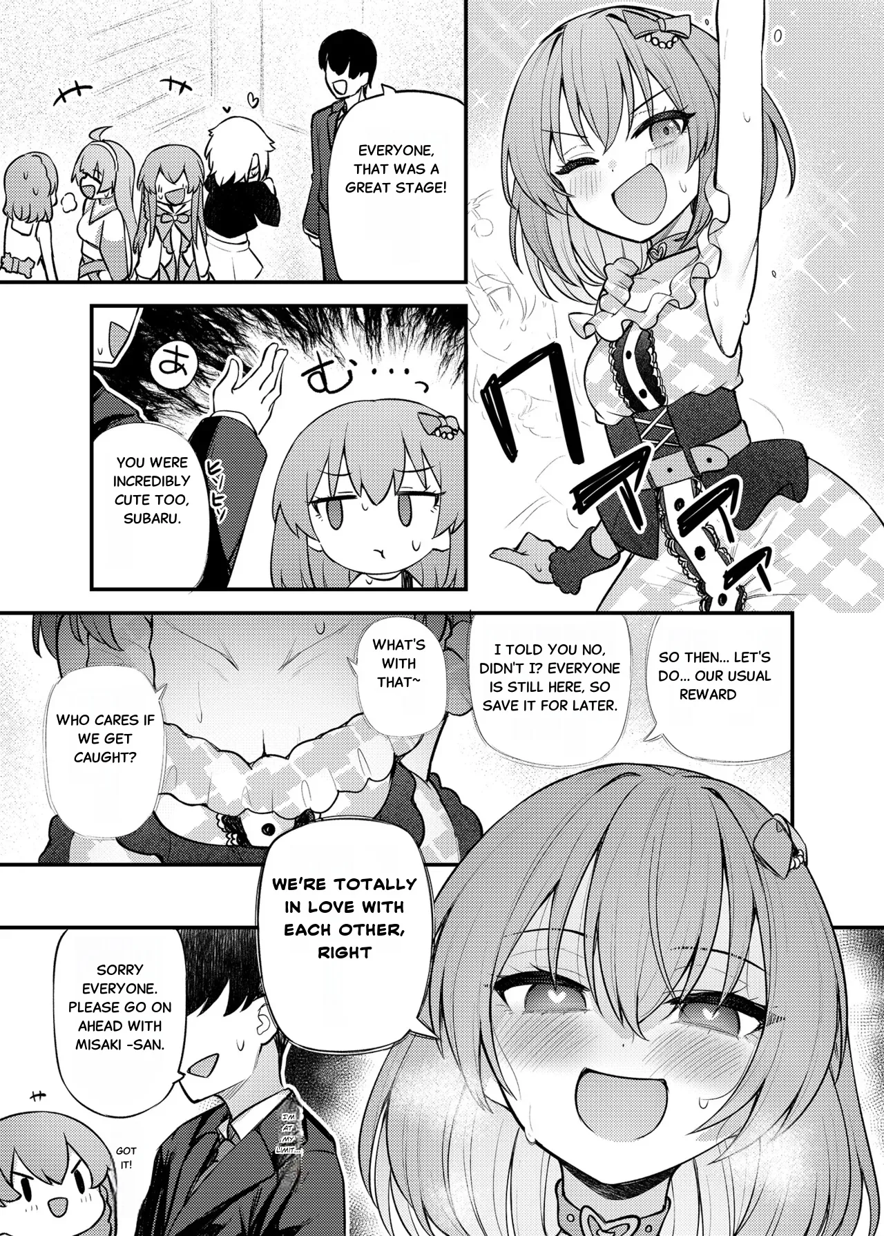 Page 14 of [Wasuraruru Tegami (Binsen)] Tatoeba Konna Million Theater Vol. 16 Kowasareta Subaru (THE IDOLM@STER MILLION LIVE!) [English] [Digital]