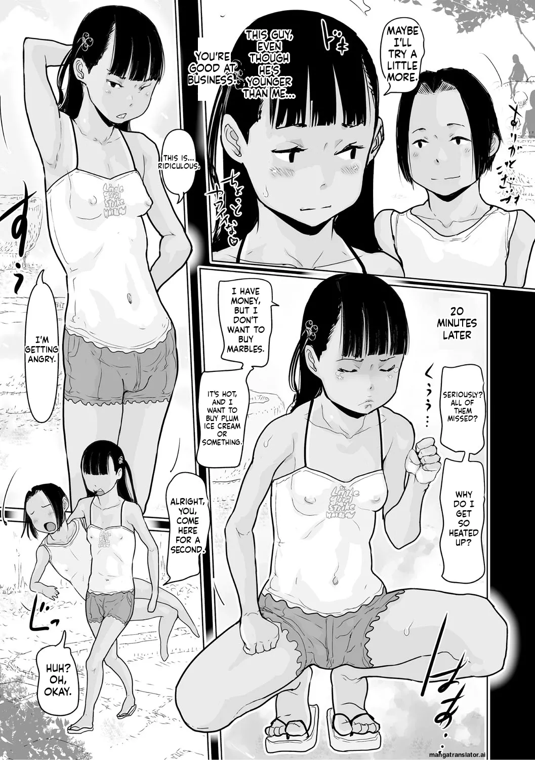 Page 134 of Hiyake to Wareme to Tomodachi Shojo no Natsuyasumi