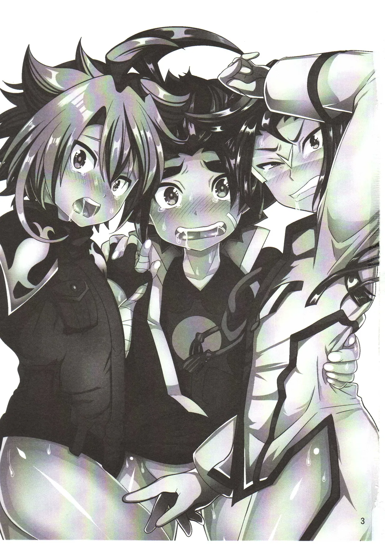 Page 3 of (Shota Scratch 24) [Botamochi no Utage (Nayuzaki Natsumi)] Saimin Party | 催眠派对 (Future Card Buddyfight) [Chinese] [神宫时兔汉化]