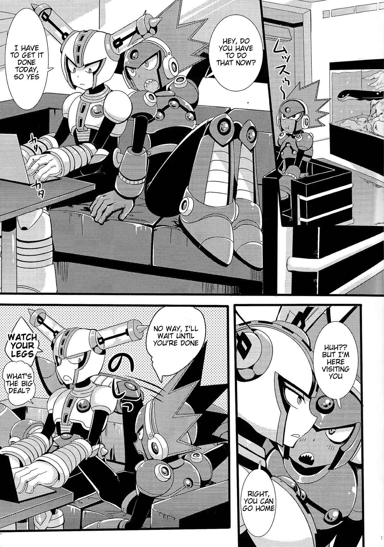 Page 10 of [B-G, PUSH (Aoinu, Kurari ssa)] Ra bura bu hiyuburakunga mitai hon! (Mega Man 11) [English] [Tigoris Translates]