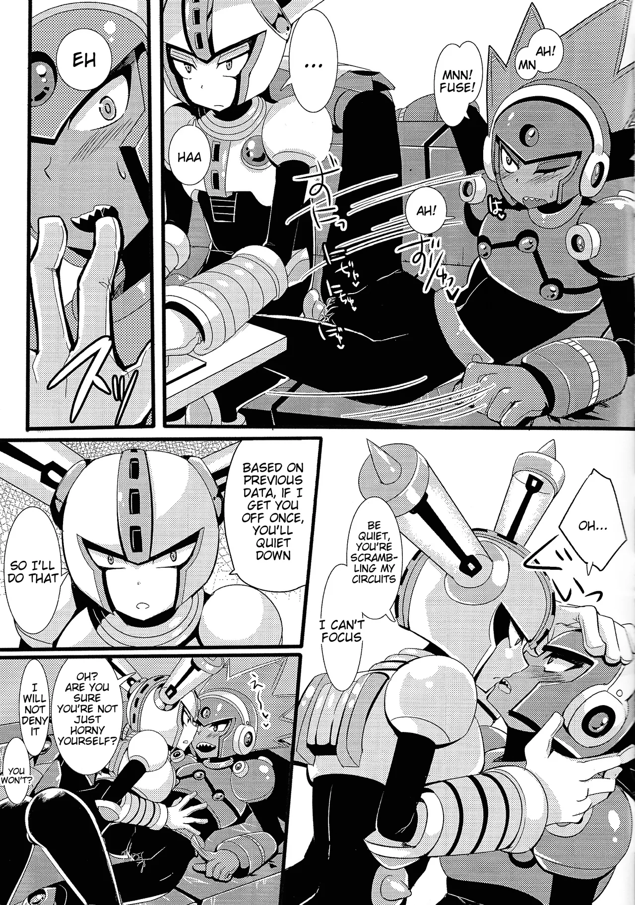 Page 12 of [B-G, PUSH (Aoinu, Kurari ssa)] Ra bura bu hiyuburakunga mitai hon! (Mega Man 11) [English] [Tigoris Translates]