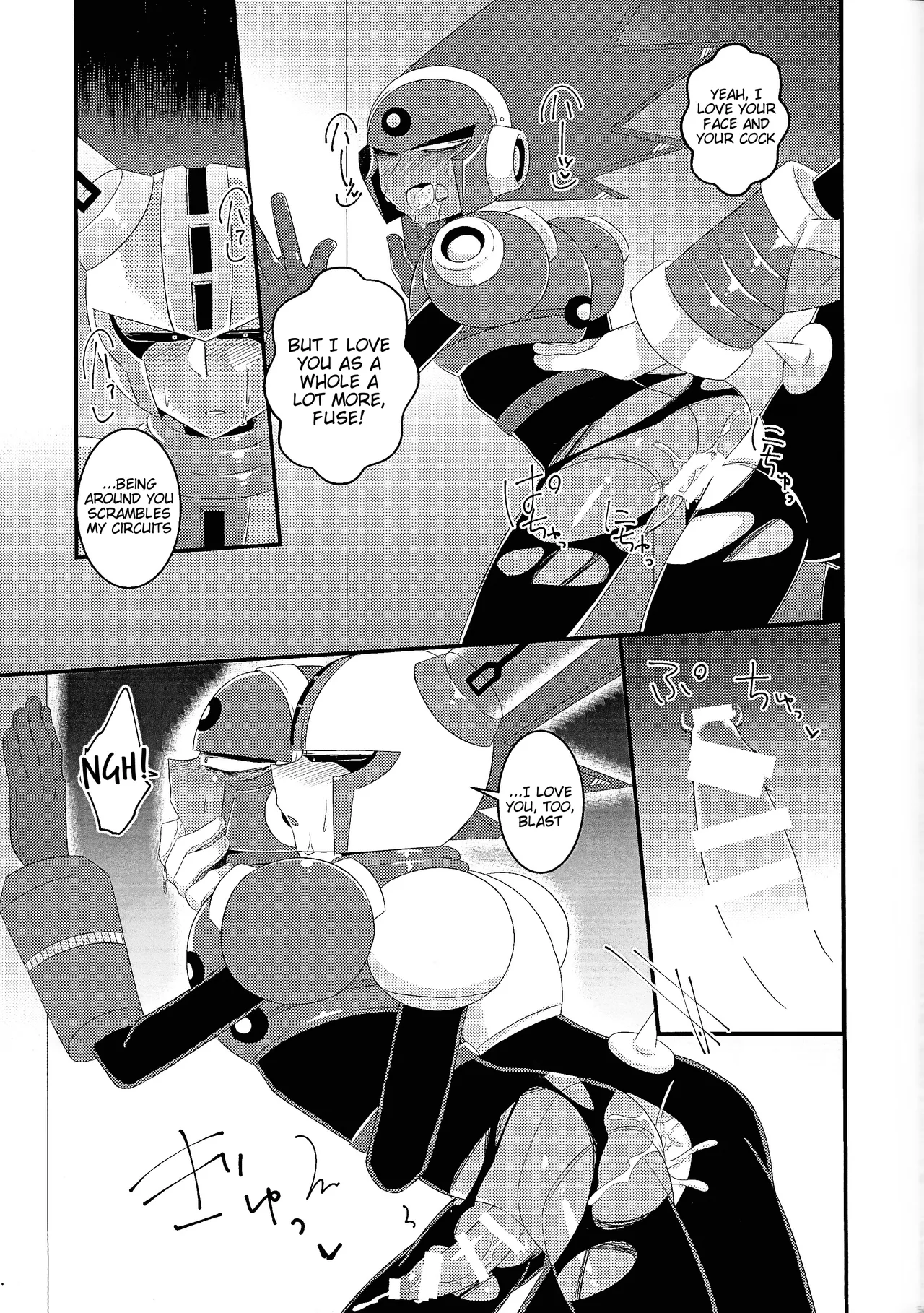 Page 4 of [B-G, PUSH (Aoinu, Kurari ssa)] Ra bura bu hiyuburakunga mitai hon! (Mega Man 11) [English] [Tigoris Translates]