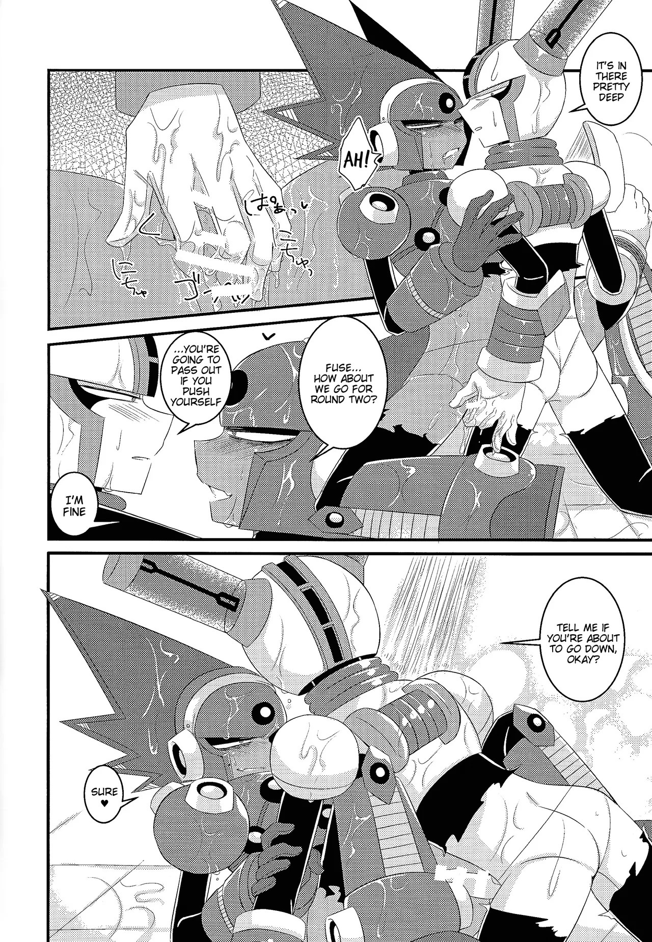 Page 7 of [B-G, PUSH (Aoinu, Kurari ssa)] Ra bura bu hiyuburakunga mitai hon! (Mega Man 11) [English] [Tigoris Translates]