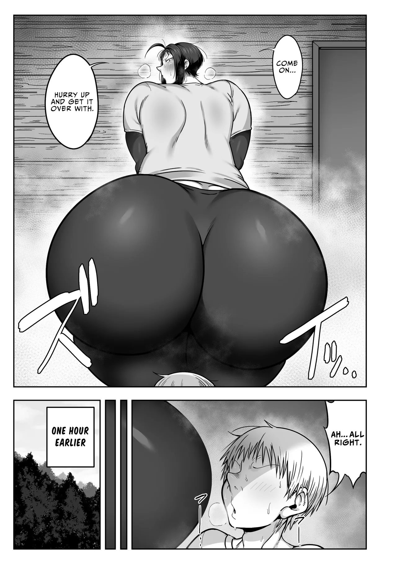 Page 3 of [Cranky-ya (Cranky)] Dekashiri Sensei ~Akogare no Sensei no Kyojiri o Yamagoya de Hitorijime suru Hanashi | Fat Ass Teacher ~The Story Of How I Made My Teacher With The Fat Ass I'm Crazy About All To Myself In A Mountain Shack~ [English] [JIGECCHI]