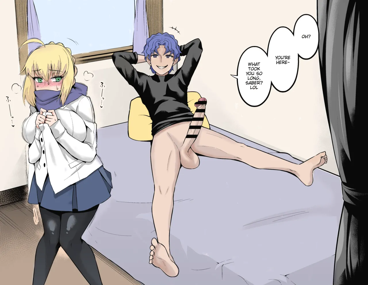 Page 2 of [Ankoman] Saber, Botebara ni...❤ | Saber Now Has A Big Belly❤️ (Fate/Stay Night) [English] [Colorized]