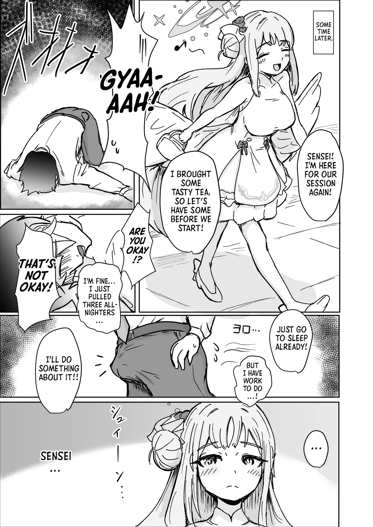 Page 19 of [PRESIDENT SUITE (Shachou)] Mika to Futari de Obenkyou | Studying Together with Mika (Blue Archive) [English] [Shiro Translation] [Digital]