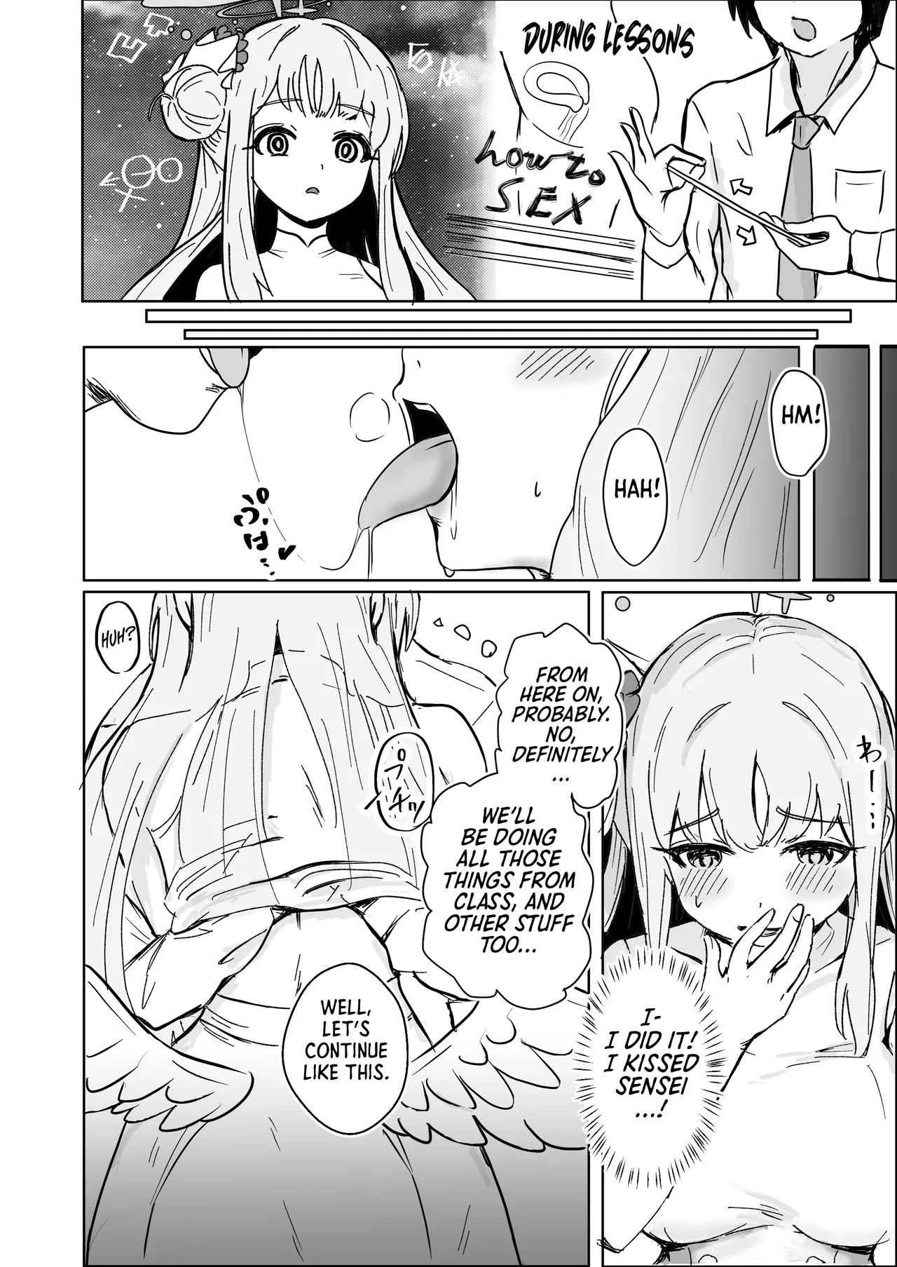 Page 6 of [PRESIDENT SUITE (Shachou)] Mika to Futari de Obenkyou | Studying Together with Mika (Blue Archive) [English] [Shiro Translation] [Digital]