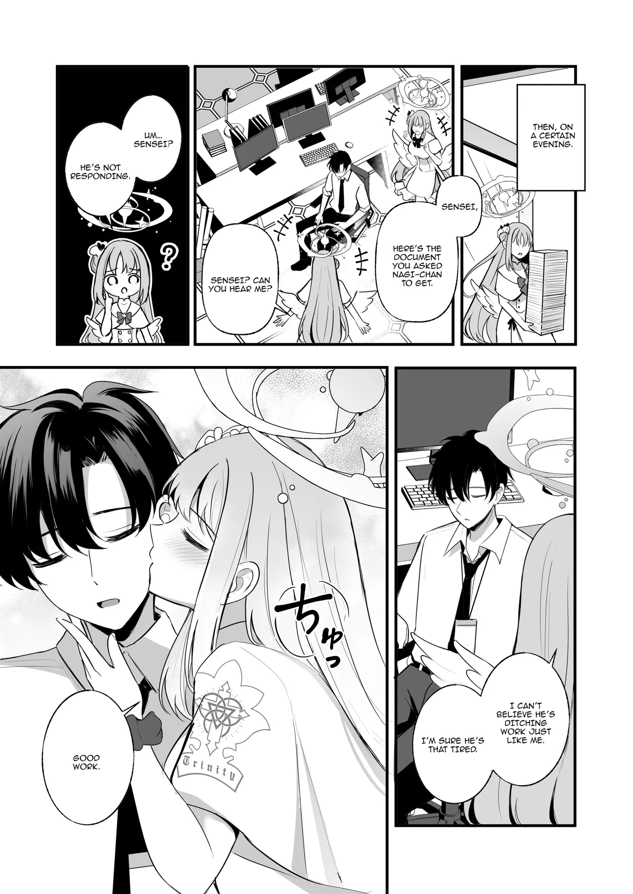 Page 6 of [Koniro Kajitsu (KonKa)] Sensei dake no Mondaiji | Sensei's Exclusive Problem Student (Blue Archive) [English] {Doujins.com} [Digital]