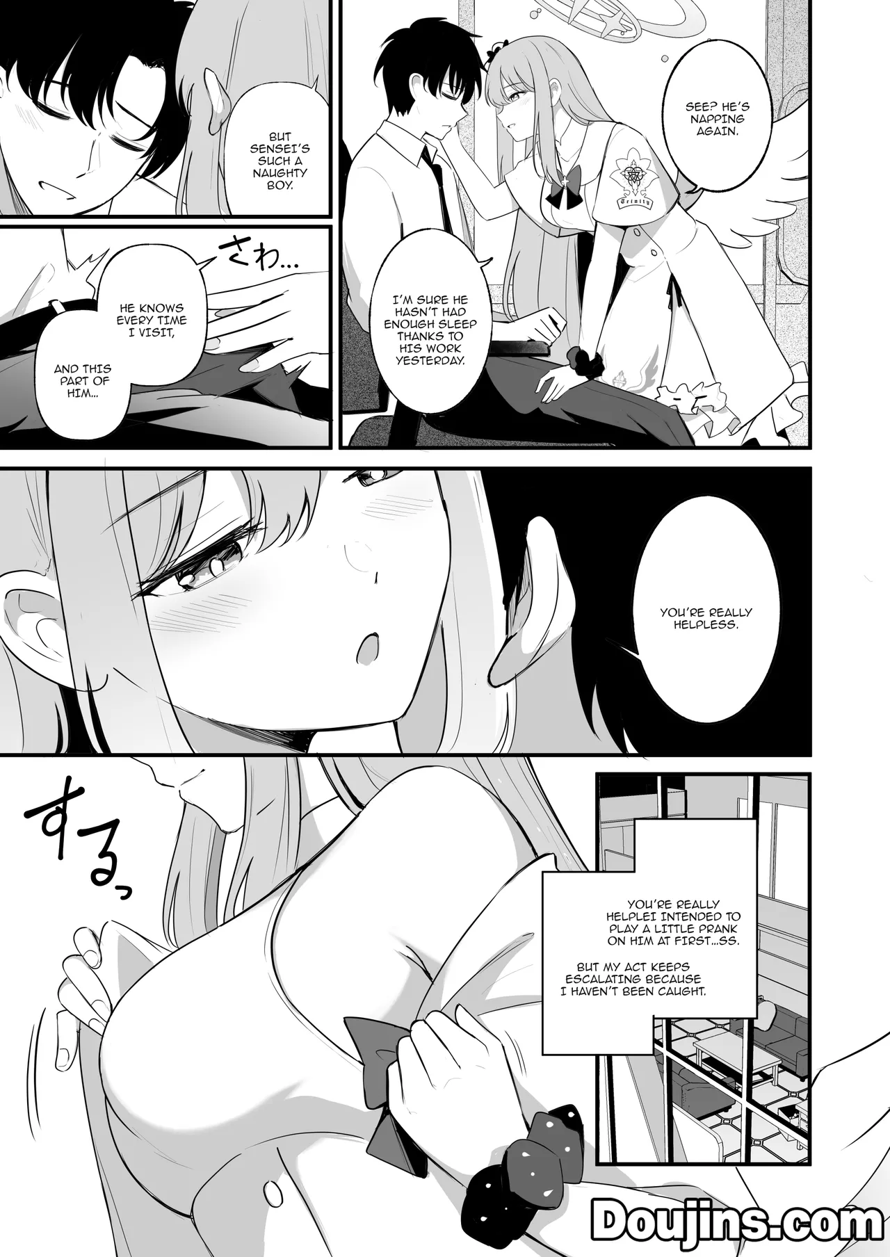 Page 8 of [Koniro Kajitsu (KonKa)] Sensei dake no Mondaiji | Sensei's Exclusive Problem Student (Blue Archive) [English] {Doujins.com} [Digital]