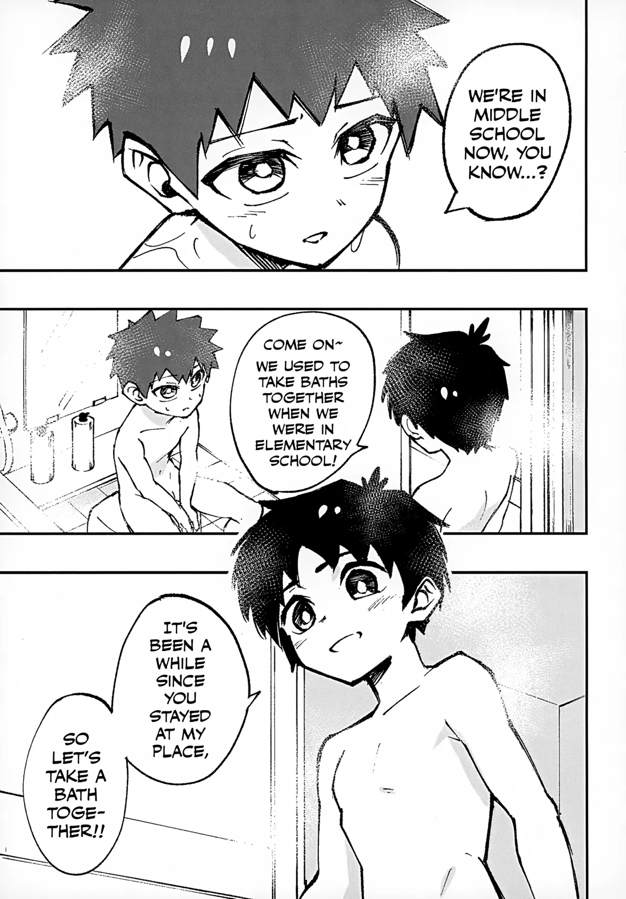 Page 7 of (ShotaFes 18) [Studio 14 Sai (Kabuto Intiraimi)] Shota, Furo, Kabuto Awase. [English] [Hoshi Scans]