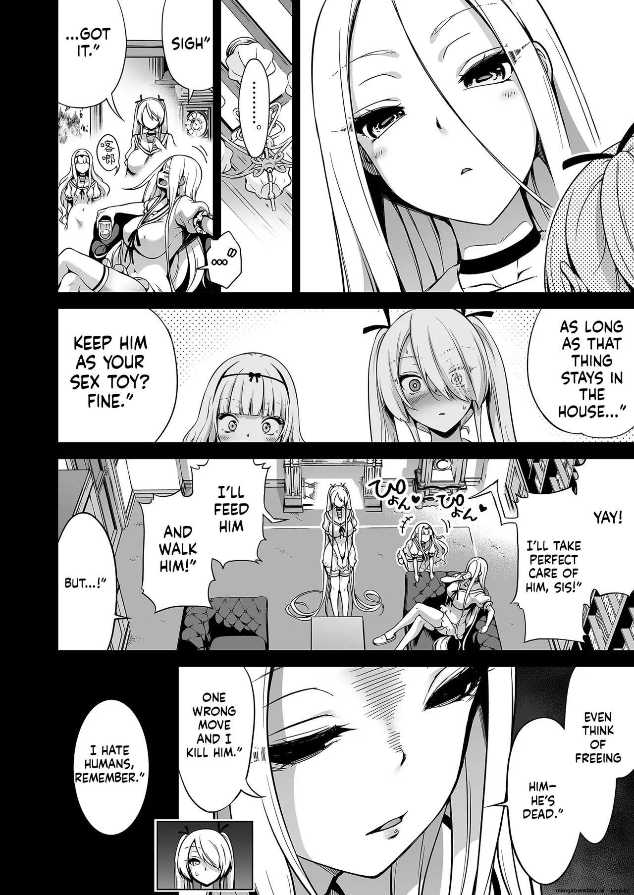 Hands-On Draining with Three Succubus Sisters 3 - Page 9