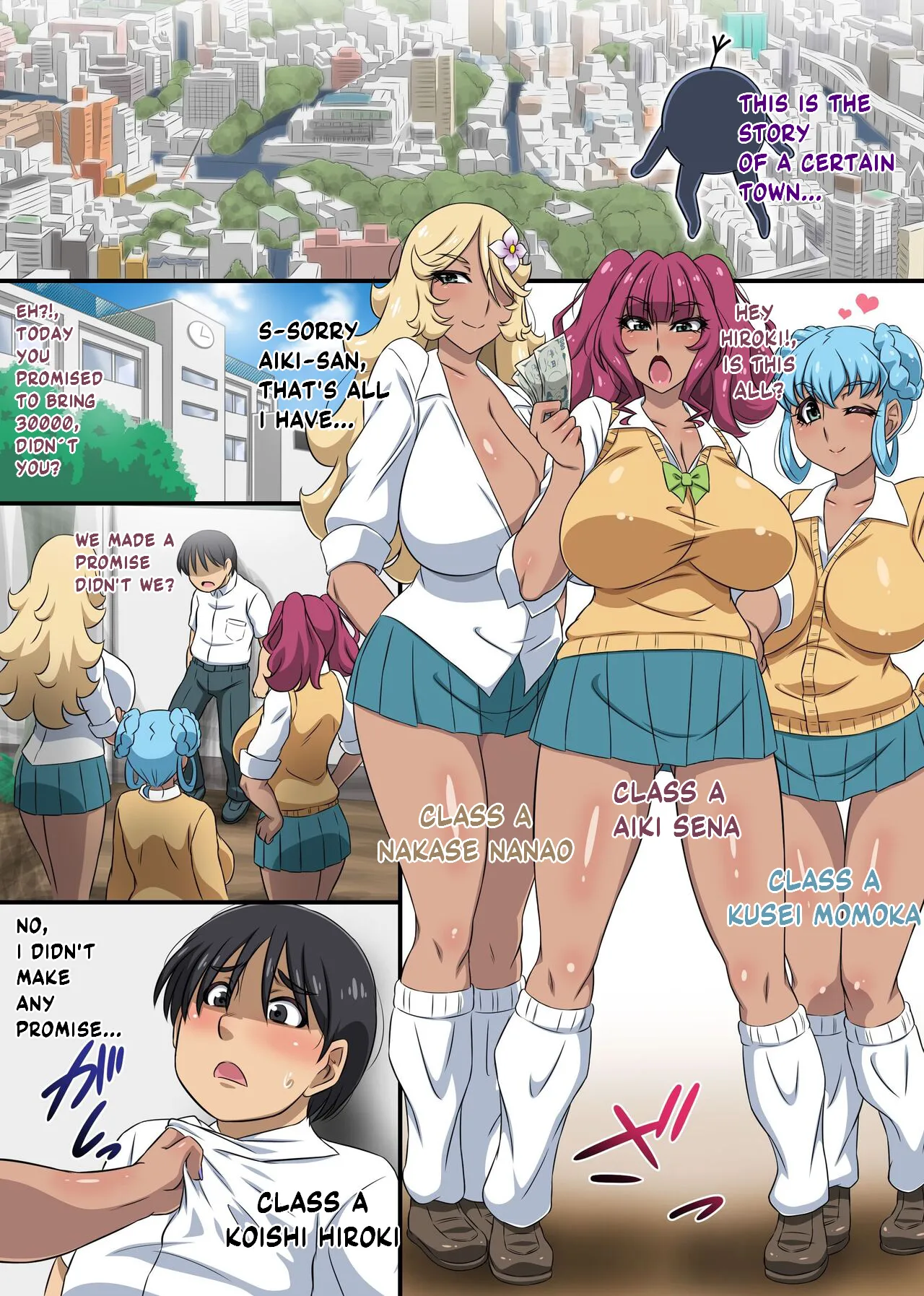 Page 3 of [Execio (Yukimaru.)] Totsuzen, Saimin Nouryoku ga Kaika Shita node Ijimekko Yankee to Akogare no Onna Kyoushi no Bakunyuu o Fukujuu Sasechatta Hanashi | After Discovering My Hypnotic Powers I Forced the School Bullies and My Busty Teachers to Submit to Me [English] [RScott]