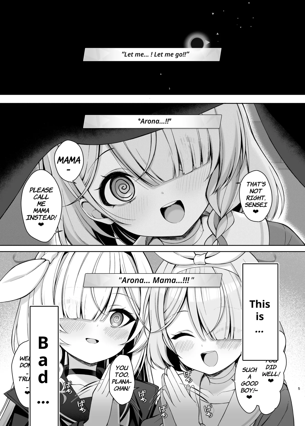 Page 4 of [20NT (Fukemachi)] Plana-chan Saimin no Ojikan desu - It's Hypnosis Time + Archive Sketch #INS | Plana-chan, it's hypnosis time! (Blue Archive) [English] [Entropy] [Digital]
