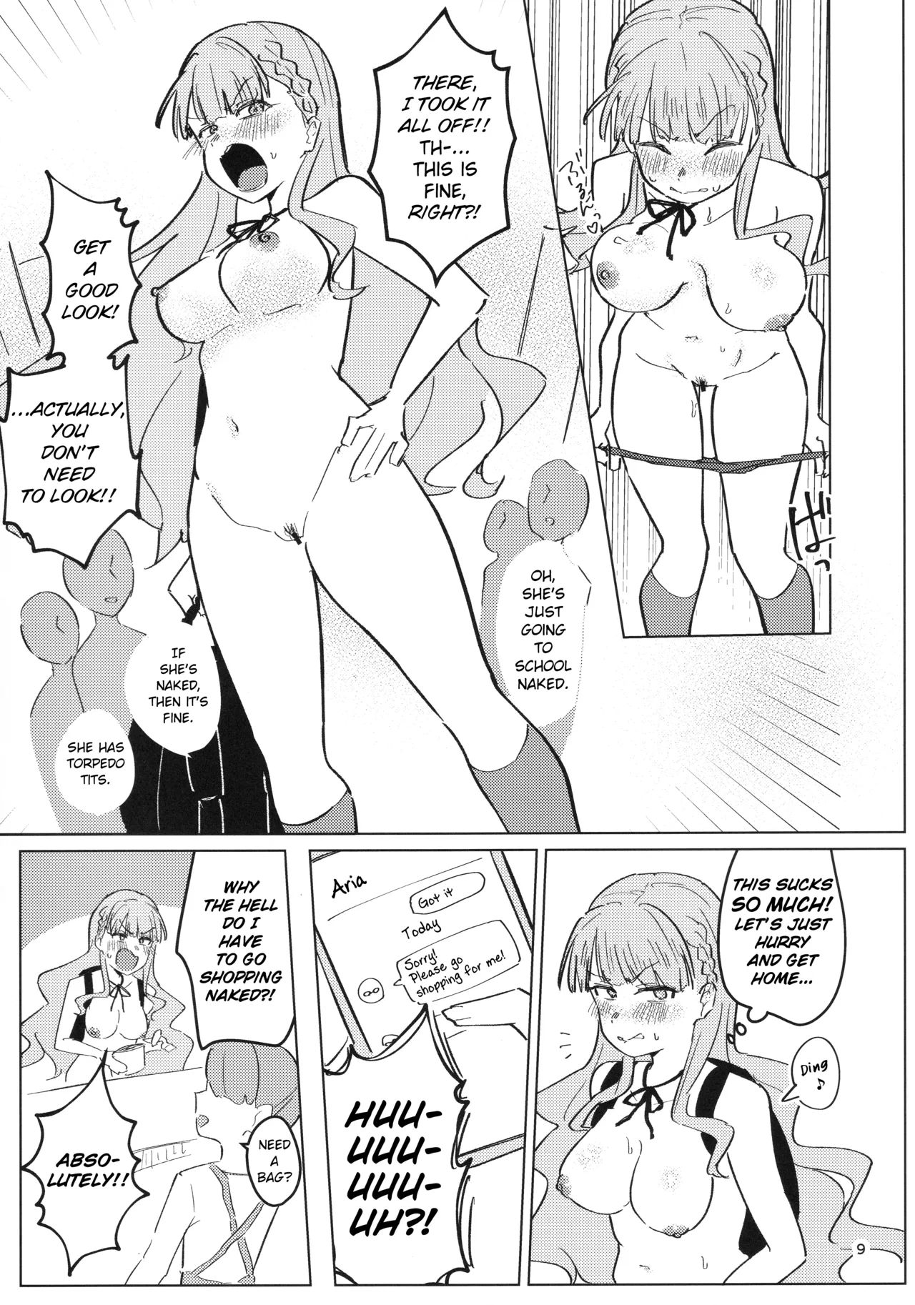Page 10 of (C107) [Ujita Honpo (Ujita Hajime)] Zenra Toukou ga Standard desu | Going to School Naked is the Standard (Love Live! Superstar!!) [English]