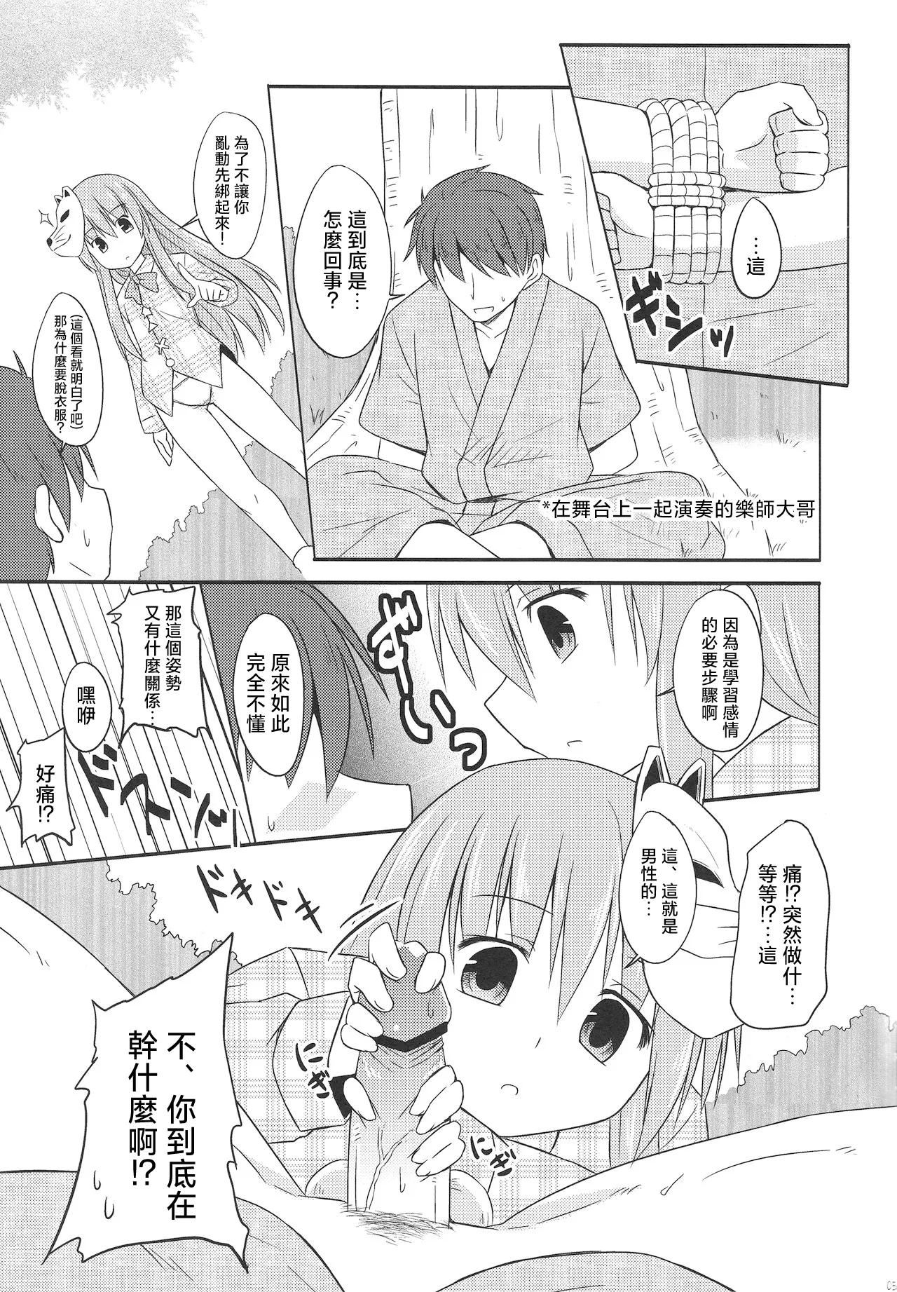 Page 3 of (Kouroumu 9) [Tonzura Douchuu (Kazawa)] Kokoro-chan Ecchi de Obenkyou | 秦心的H學習時間 (Touhou Project) [Chinese] [明稿昨拖漢化組]