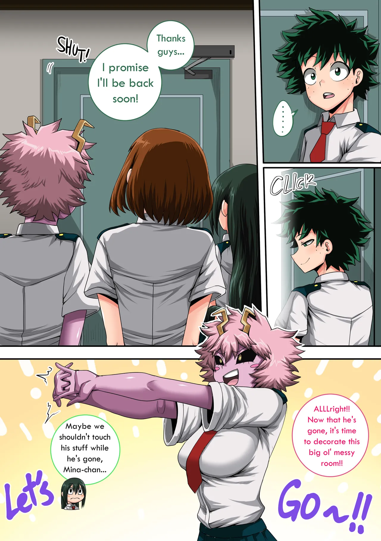 My Harem Academia Chapter 8 Part 3 Breaking into a broken heart - Page 12