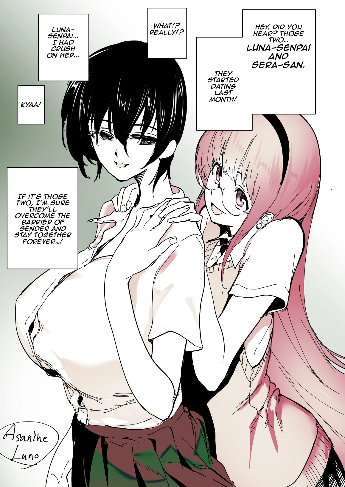 Page 2 of [Asanine Luno] Yuri NTR | Lesbian NTR 01-03 [English] [Aishi21]
