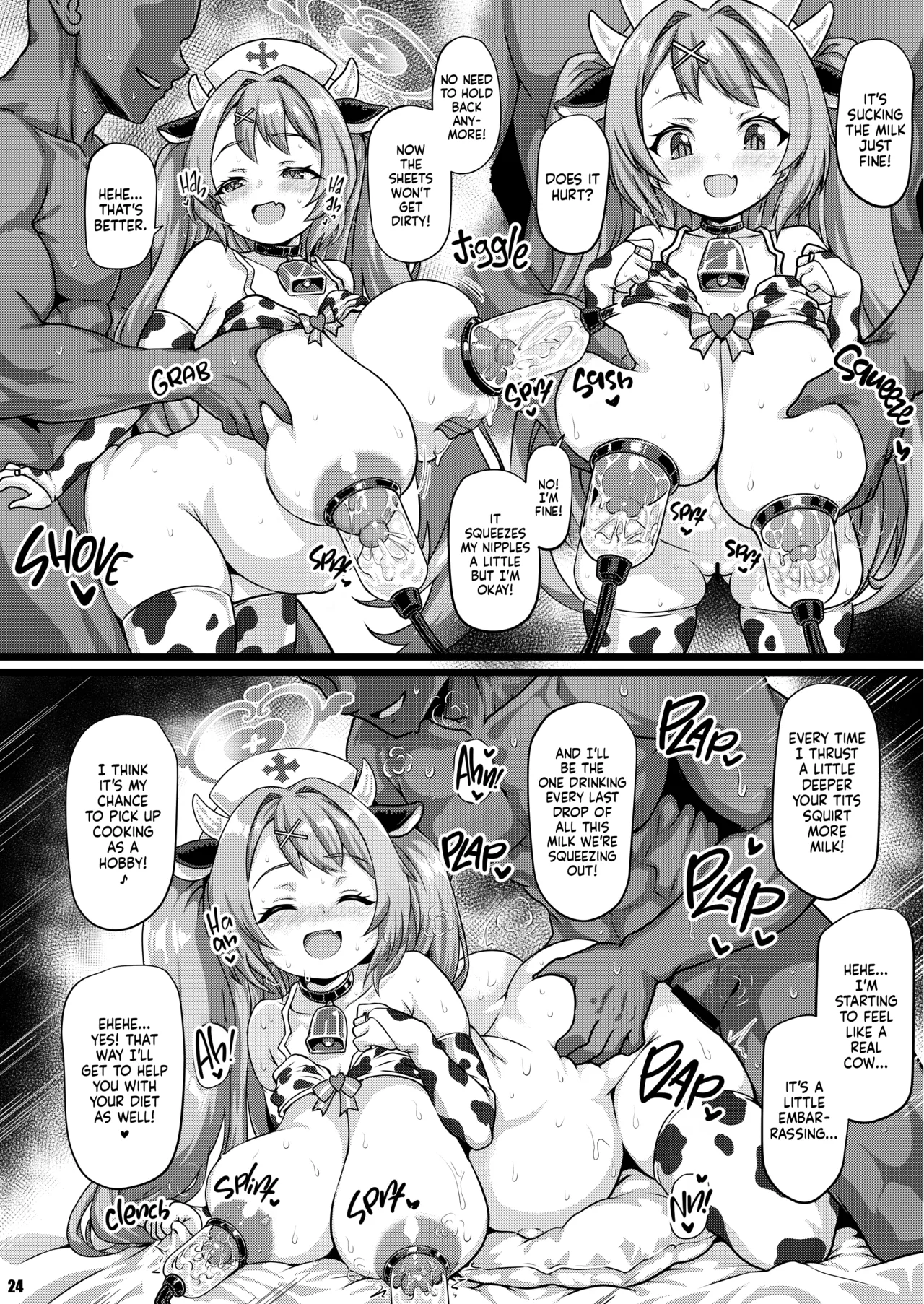 Page 23 of [Kasou Genjitsu (Hasekura Noise)] THE Haramase Asagao Hanae | The Breeding Record of Asagao Hanae (Blue Archive) [English] [Shiromaru] [Digital]