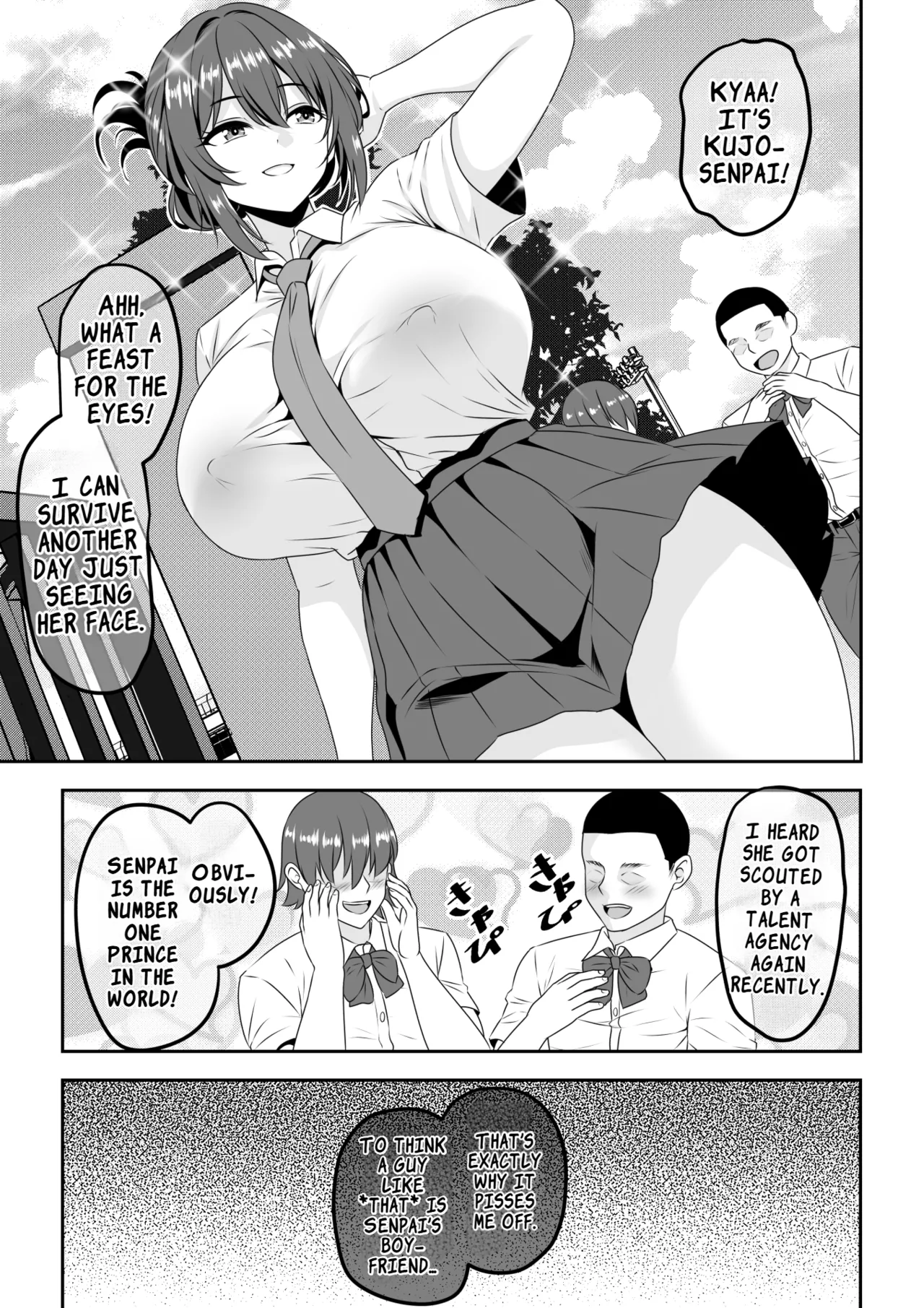 Page 2 of [Waribashi Kouka] Teisou Gyakuten - Tayoreru Oujisama-kei no Senpai, Hatsu H de Kusso Nasakenai Koshiheko Sourou Sex o Urou Shiteshimau | Chastity Reversal- The Reliable Prince-Type Senpai Is Pathetically Quick in Bed During Our First Time [English] [LKK•Scans]