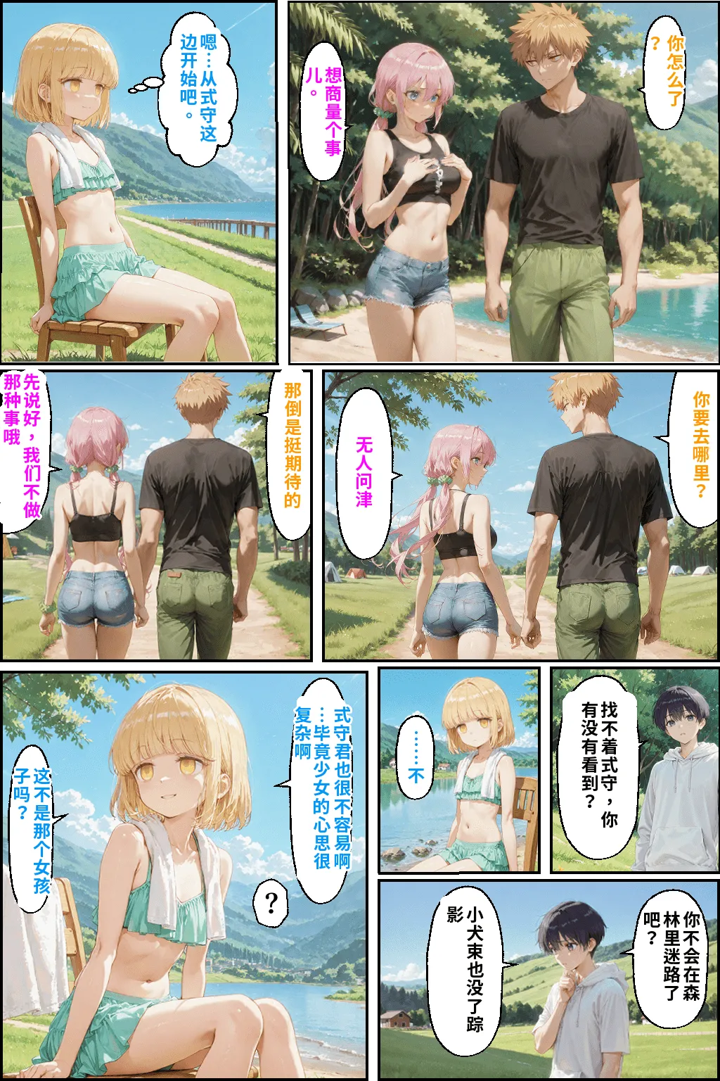川遊びの日の式守さん - Page 73