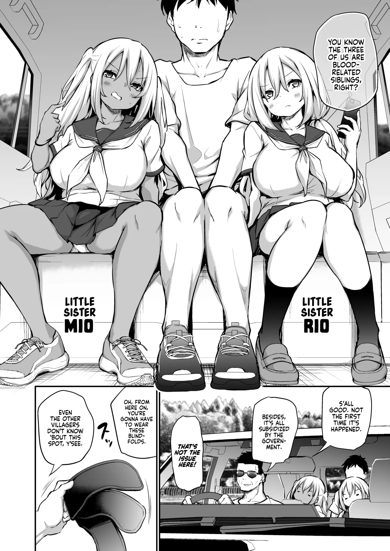 Page 4 of [Airandou] Imouto-tachi o Haramasenai to Derarenai Mura | You Must Breed Your Sisters to Leave This Village [English] [head empty] [Decensored] (Fixed Order)