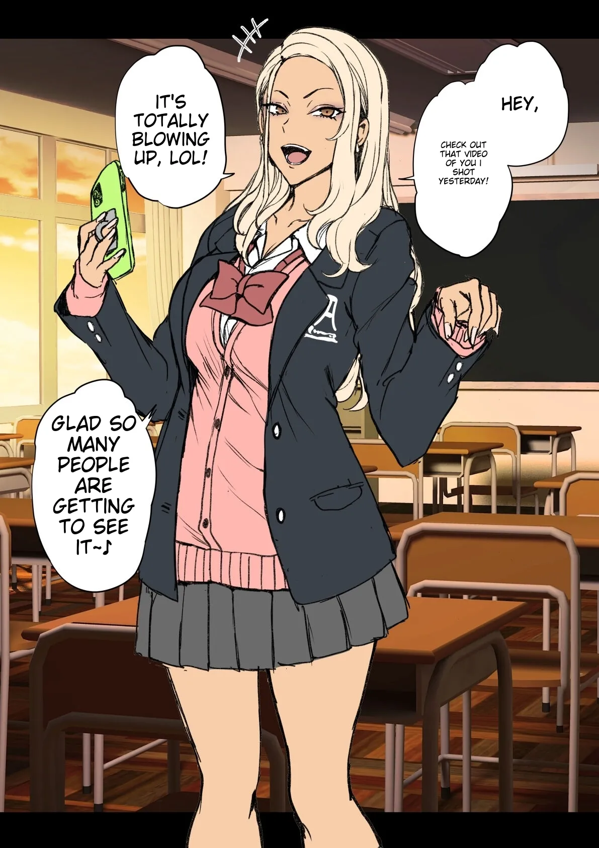 Page 1 of [Aiue Oka] Mukatsuku Gal ni Saimin o Kakeru Hanashi (Honnin mo Kizukanai Uchi ni Tanetsuke Route) [English] [MTL]