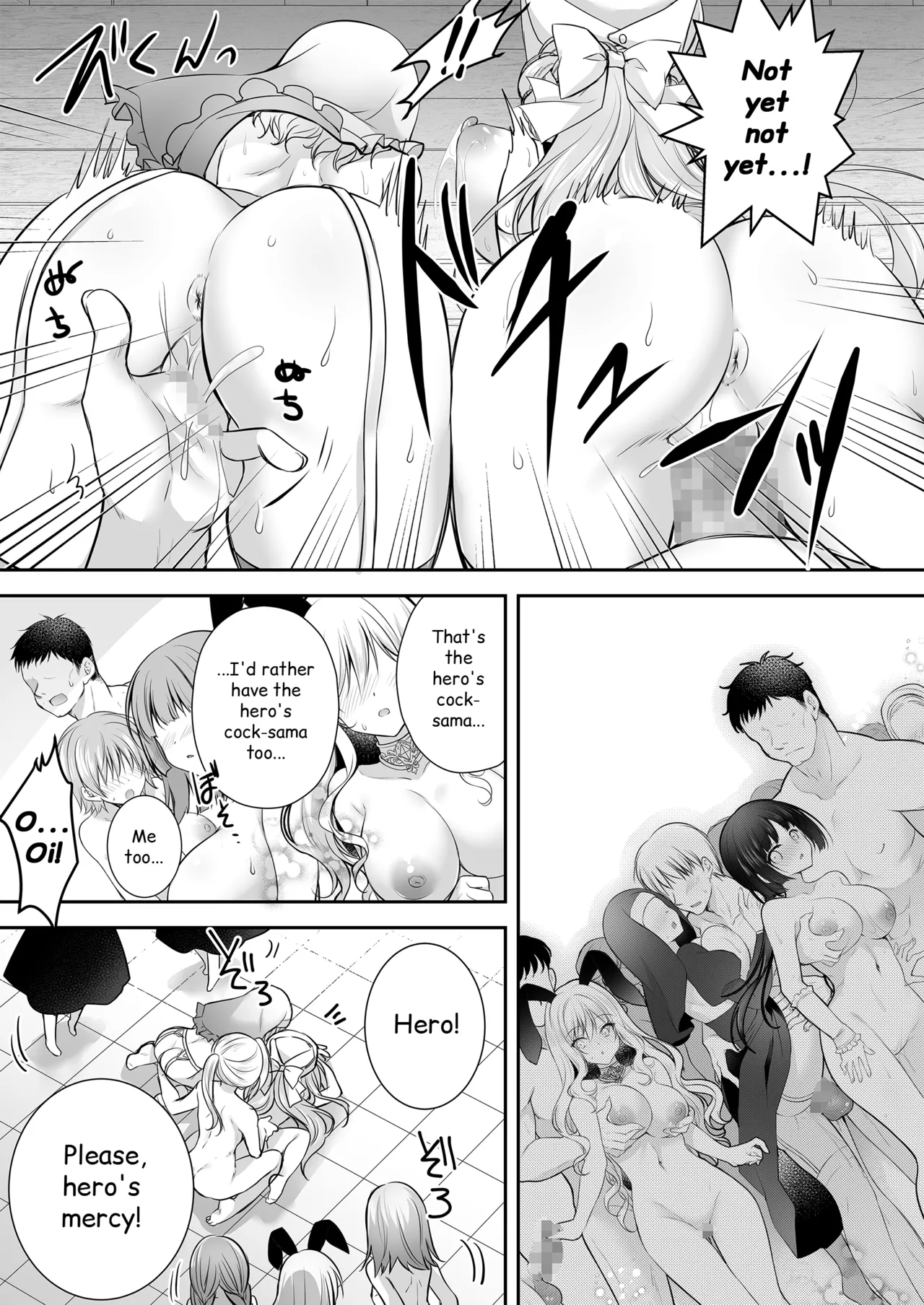 Page 57 of [NANACAN (Nanaca Mai)] Isekai Gangrape III ~I Took Life Lightly as a Sugar Baby—But My Skill Turned Out to Be Top-Tier Pussy That Makes Dicks Line Up Instantlyt~ + Isekai Gangrape Side Story: Two Saintesses Arc ~Today Too, We'll Do Our Best as a Meat Toilet On Duty★~ [English] [Digital]