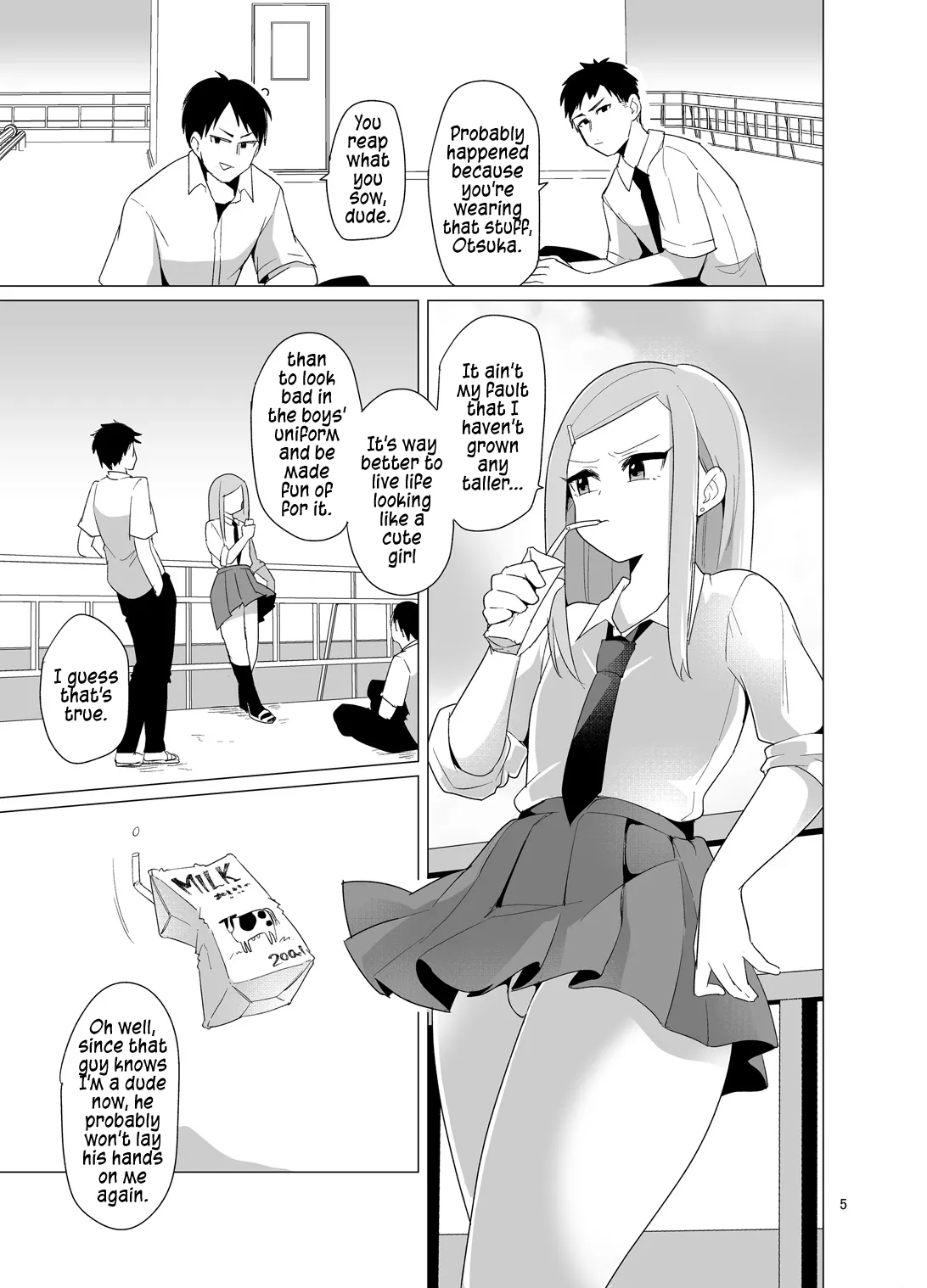 Page 6 of [DryR (Urakuso)] Josou Danshi ga Chikan ni Okasareru made no 3 Hiai _ The Crossdressing Boy Who Got Molested Over A Period Of 3 Days [English] [Digital]