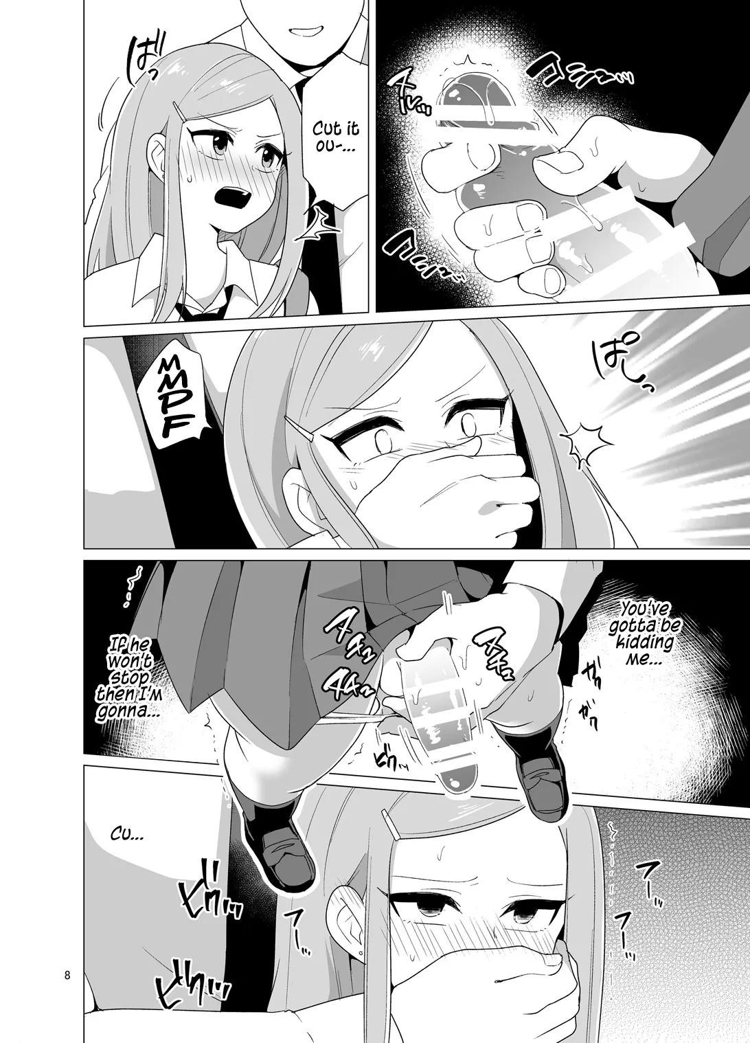 Page 9 of [DryR (Urakuso)] Josou Danshi ga Chikan ni Okasareru made no 3 Hiai _ The Crossdressing Boy Who Got Molested Over A Period Of 3 Days [English] [Digital]