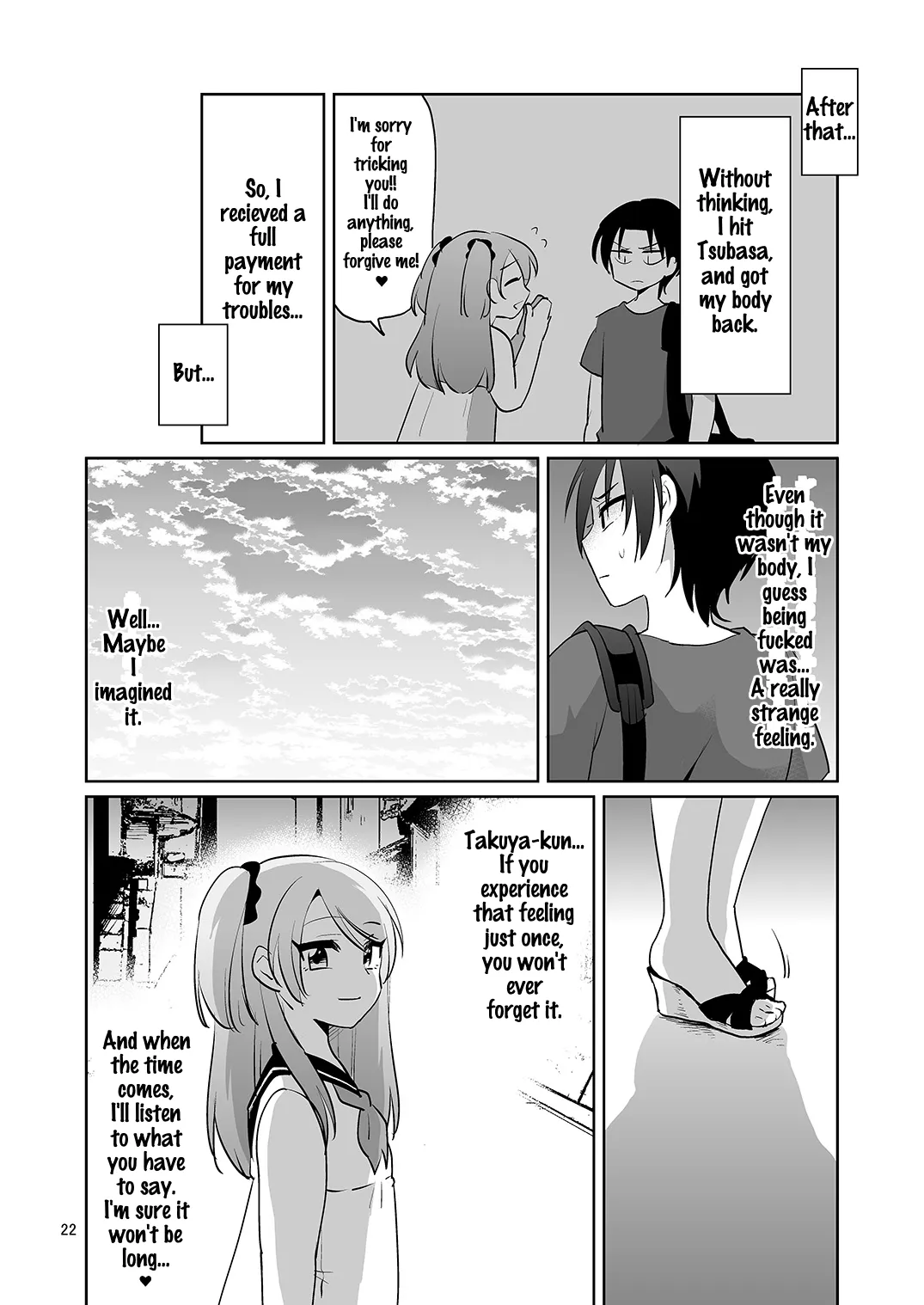 Ore to Aitsu no Karada ga Irekawatte Kawari ni Josou Enkou Saserareta Ken - Page 23