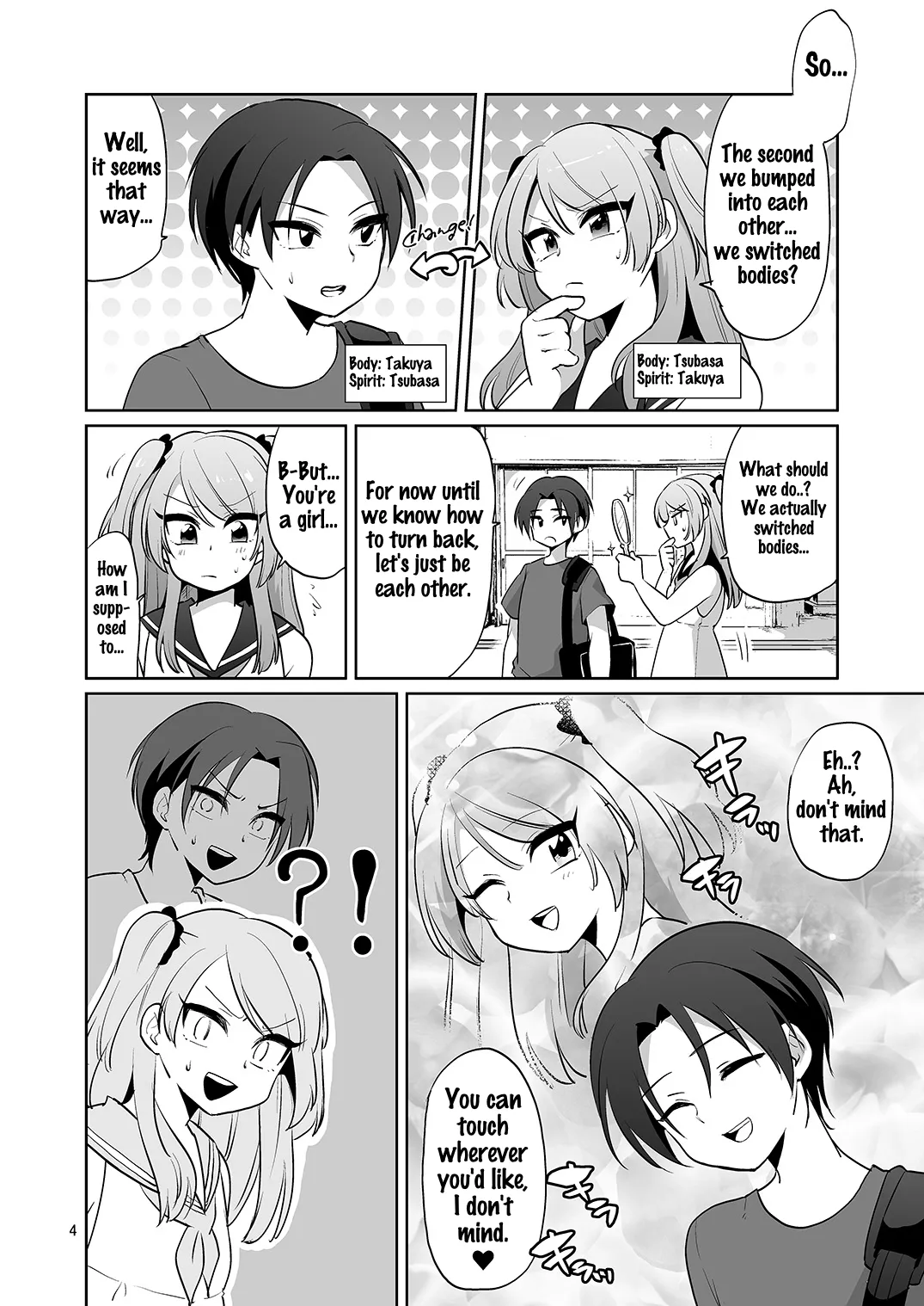 Page 5 of Ore to Aitsu no Karada ga Irekawatte Kawari ni Josou Enkou Saserareta Ken