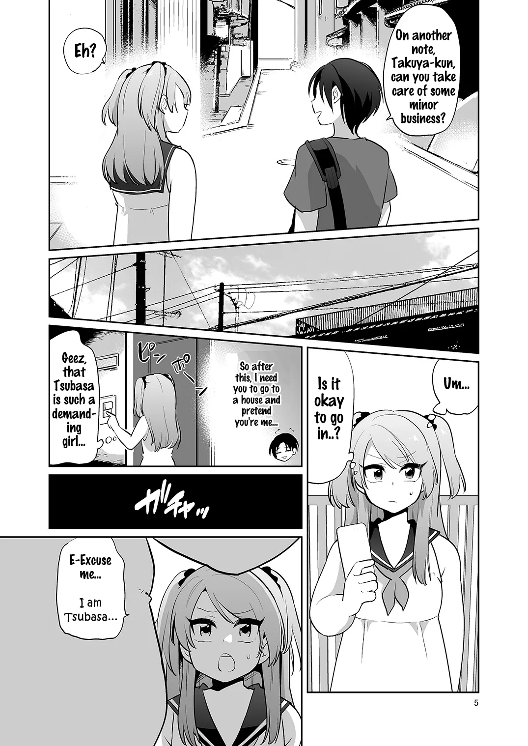 Page 6 of [DryR (Urakuso)] Ore to Aitsu no Karada ga Irekawatte Kawari ni Josou Enkou Saserareta Ken [English] [Digital]