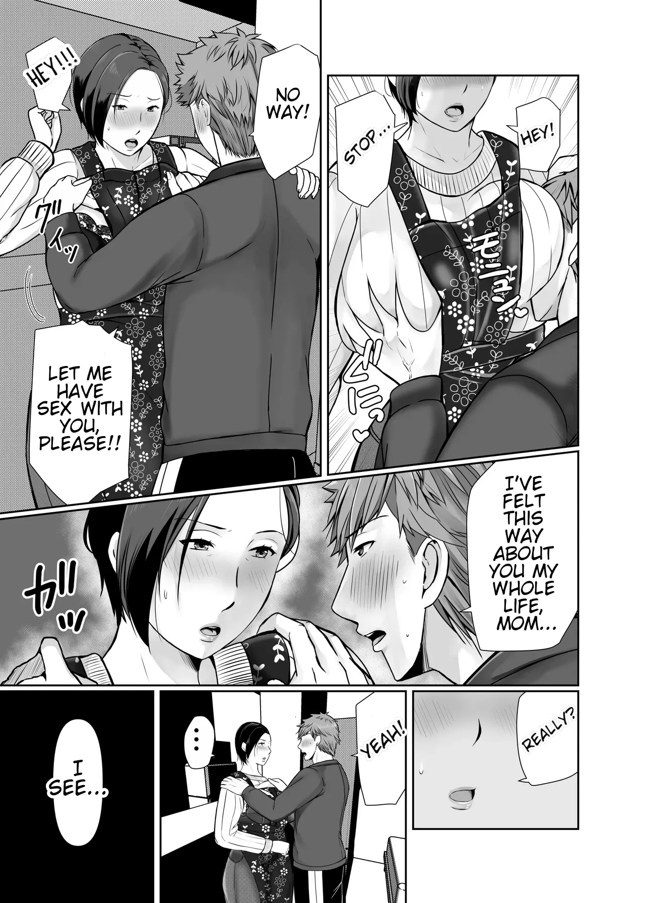 Page 10 of [Popotto Denki Ichigouten] Hitorigurashi no Musuko ni Semararete... | My son, who lives on his own, talked me into it... [English] [WaterKujo]