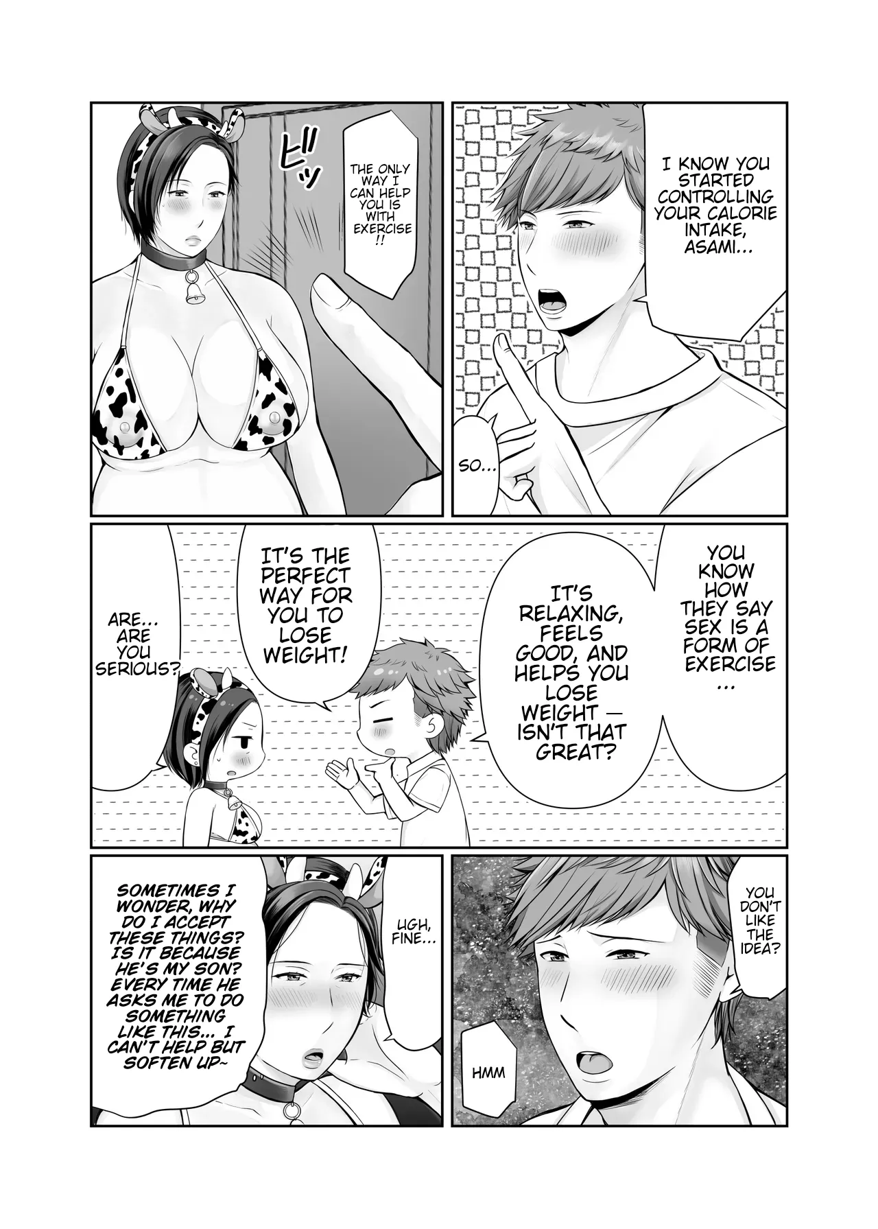 Page 110 of [Popotto Denki Ichigouten] Hitorigurashi no Musuko ni Semararete... | My son, who lives on his own, talked me into it... [English] [WaterKujo]